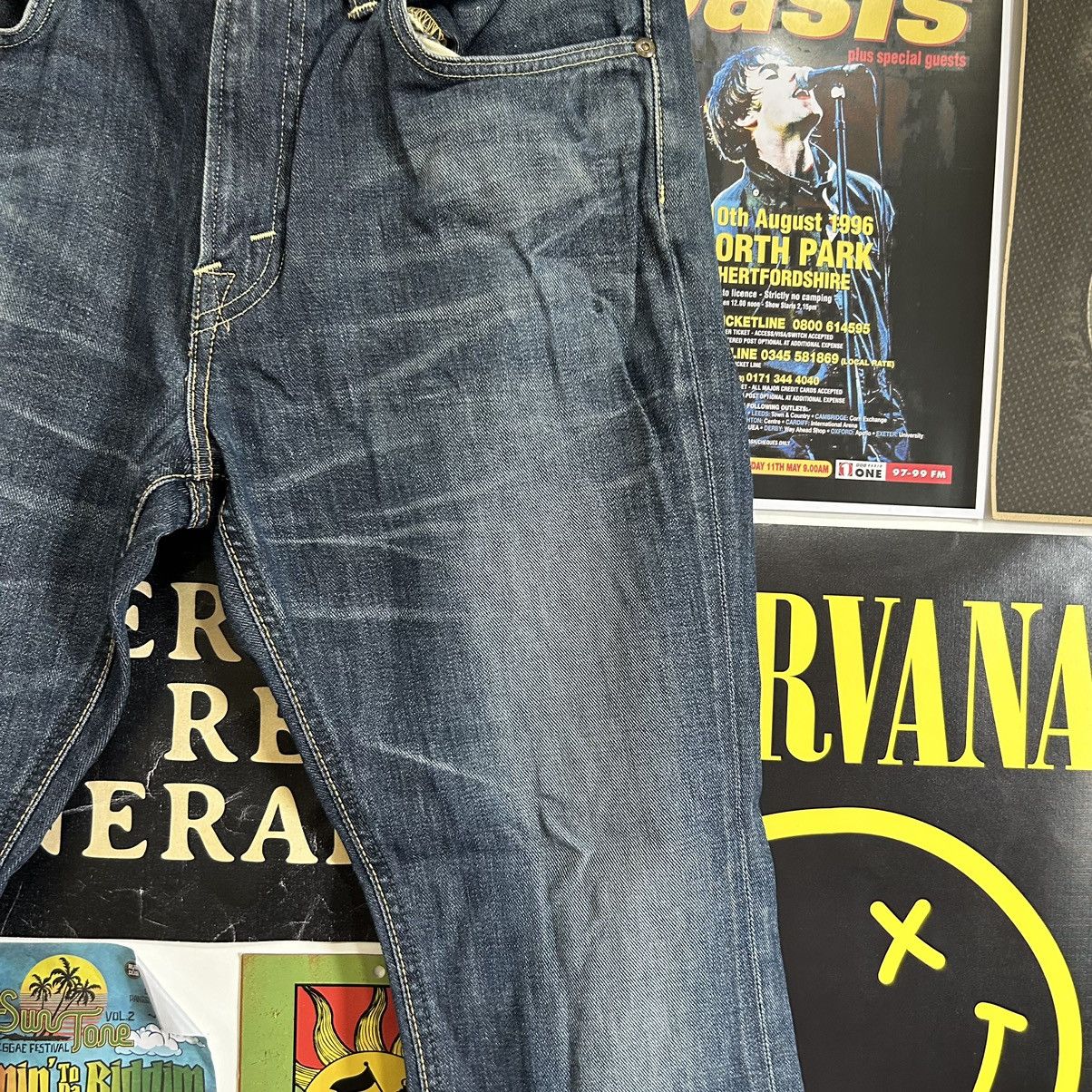 Lee Vintage Lee 101 Regular Narrow Japanese Distressed Denim Size US 30 / EU 46 - 4 Thumbnail