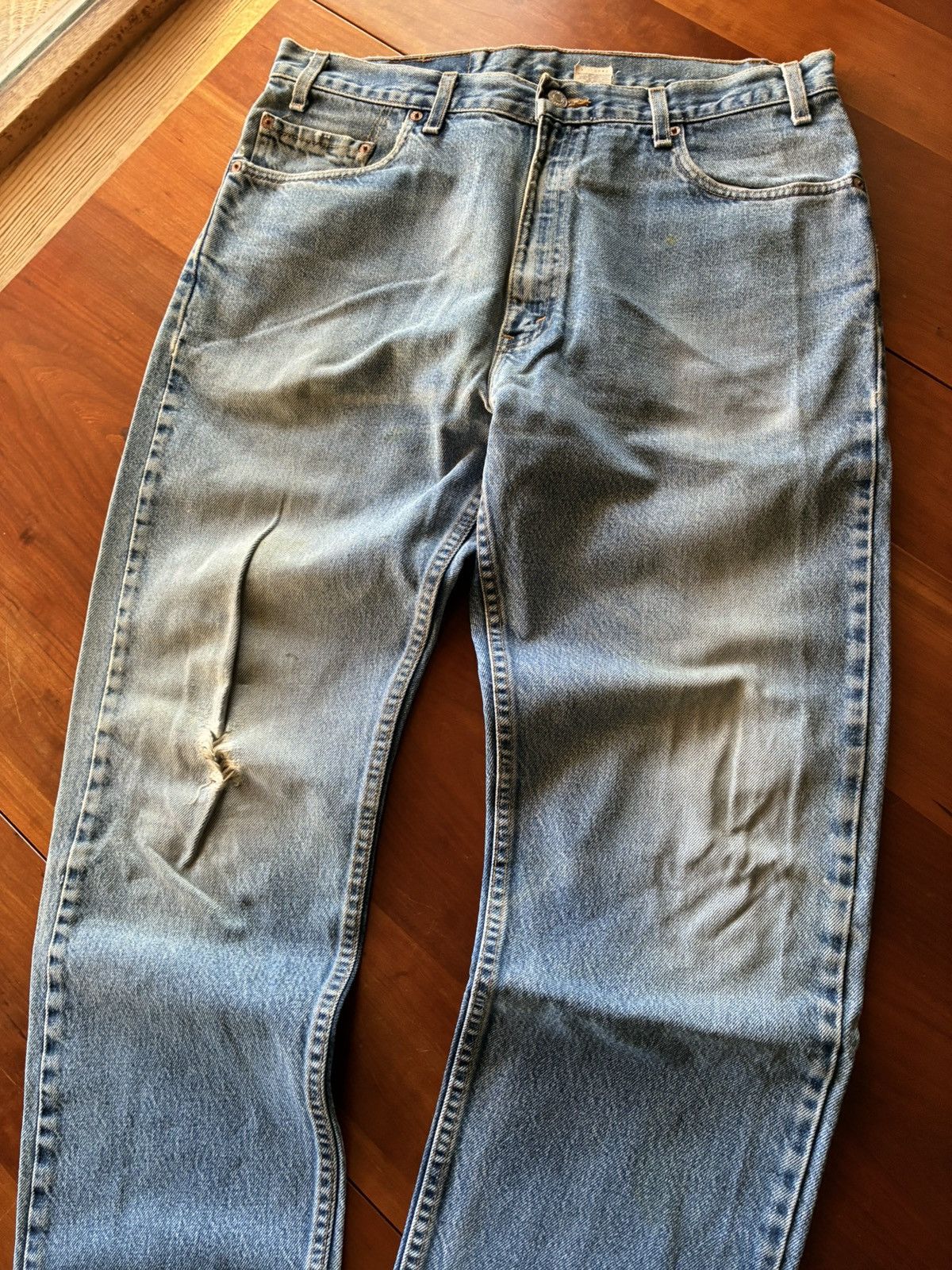 Von Dutch Vintage 90s Levi’s 505 faded denim jeans Size ONE SIZE - 4 Thumbnail