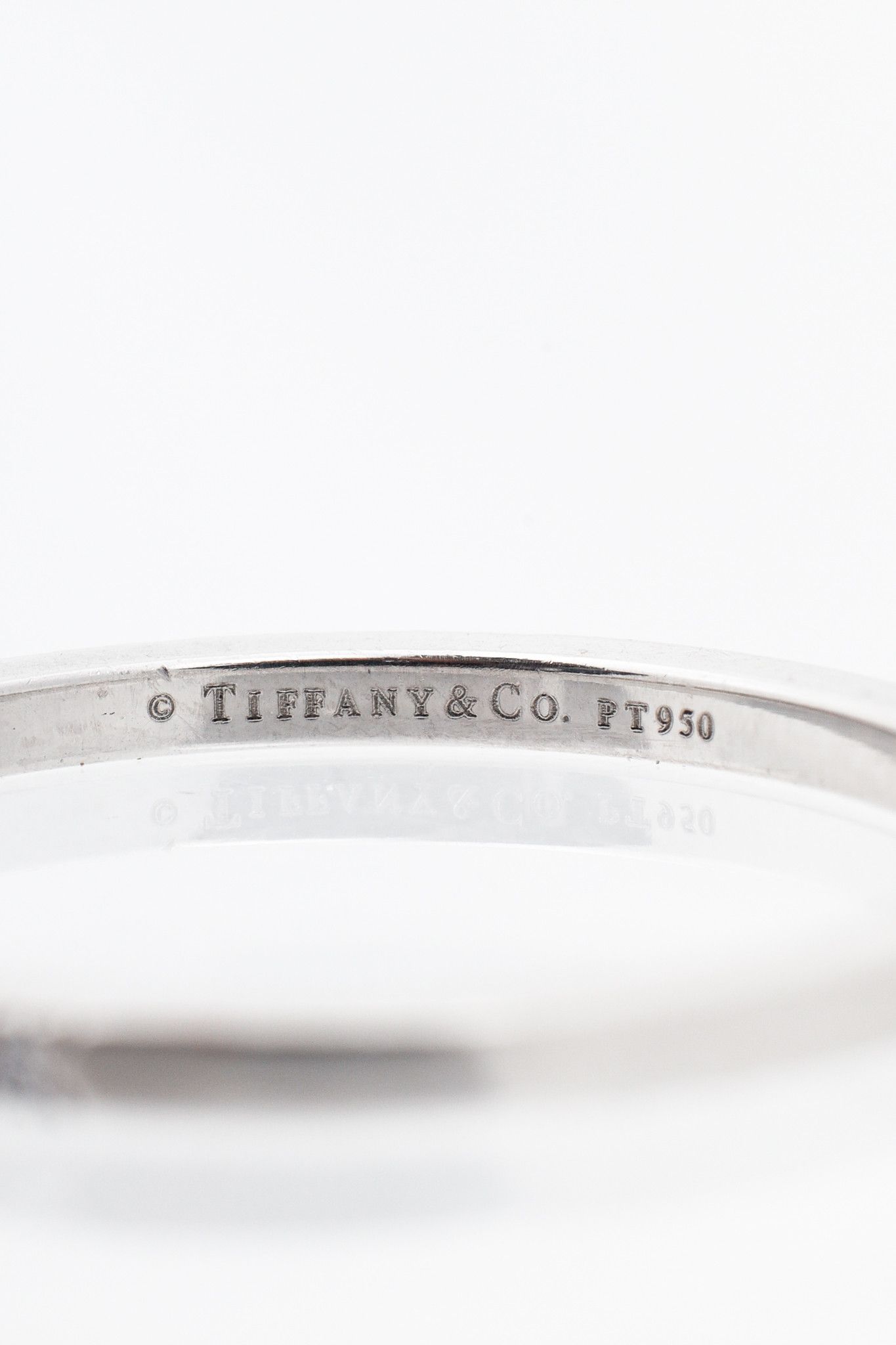 Tiffany & Co. Tiffany & Co. 950 Platinum Lucida Diamond Half Circle Band Size ONE SIZE - 4 Thumbnail