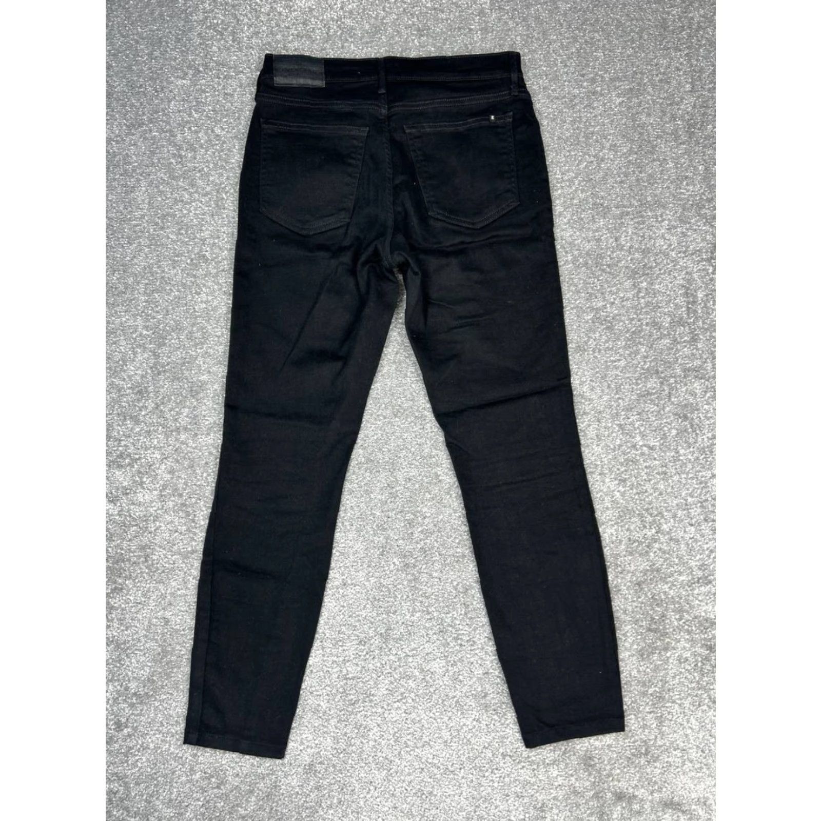 Everlane Everlane Jeans Womens The Mid Rise Skinny 28x26 Black Organic Cotton Stretch Denim 28 Size 28" / US 6 / IT 42 - 2 Thumbnail