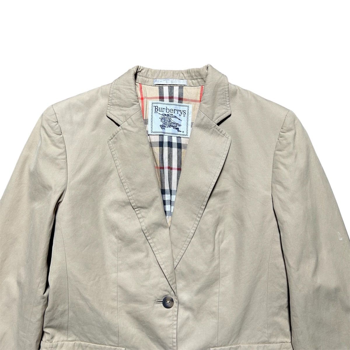 Burberry Vintage Burberrys Blazer Size S / US 4 / IT 40 - 3 Thumbnail