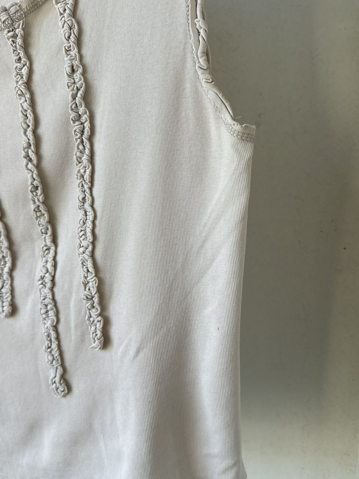 If Six Was Nine Vintage Beige Top Size XL / US 12-14 / IT 48-50 - 4 Thumbnail
