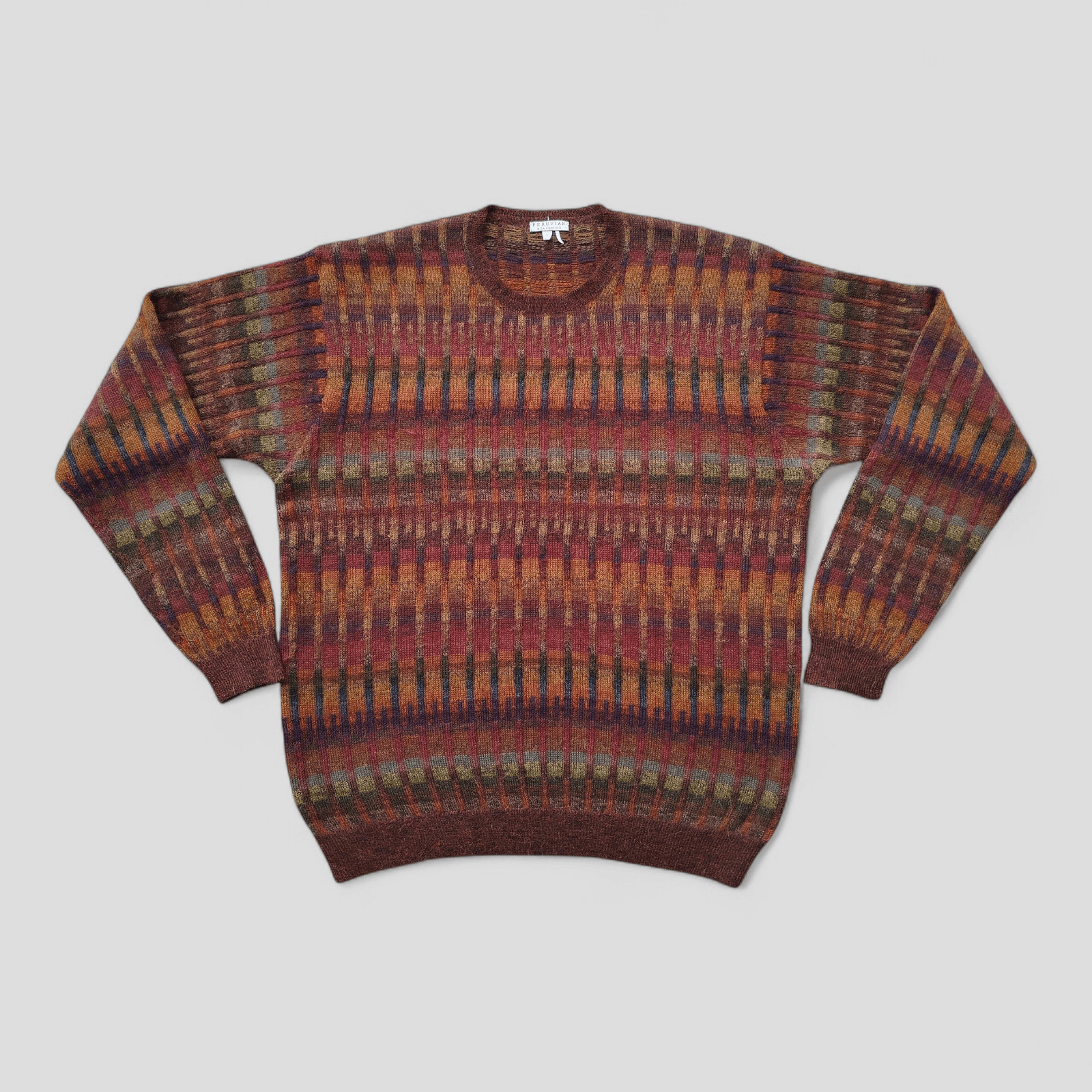 Vintage Peruvian Connection Sweater Crew Neck Alpaca Ethnic Size US M / EU 48-50 / 2 - 1 Thumbnail