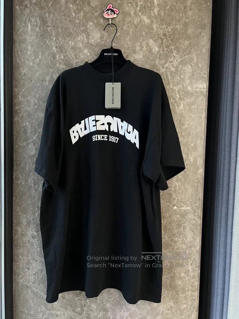 Balenciaga Balenciaga Reversed embroidery letter logo short-sleeve 2 Size US M / EU 48-50 / 2 - 1 Thumbnail