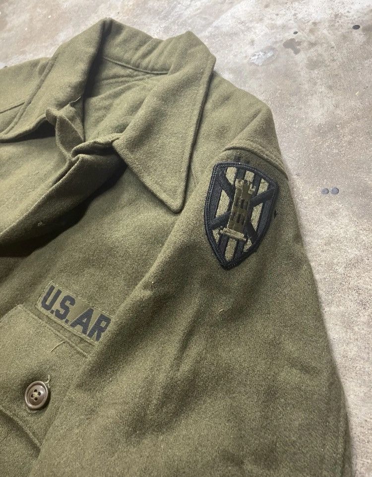 Vintage Vintage 1950s Korean War Era US Army OG-108 Wool Field Shirt Size US L / EU 52-54 / 3 - 2 Thumbnail