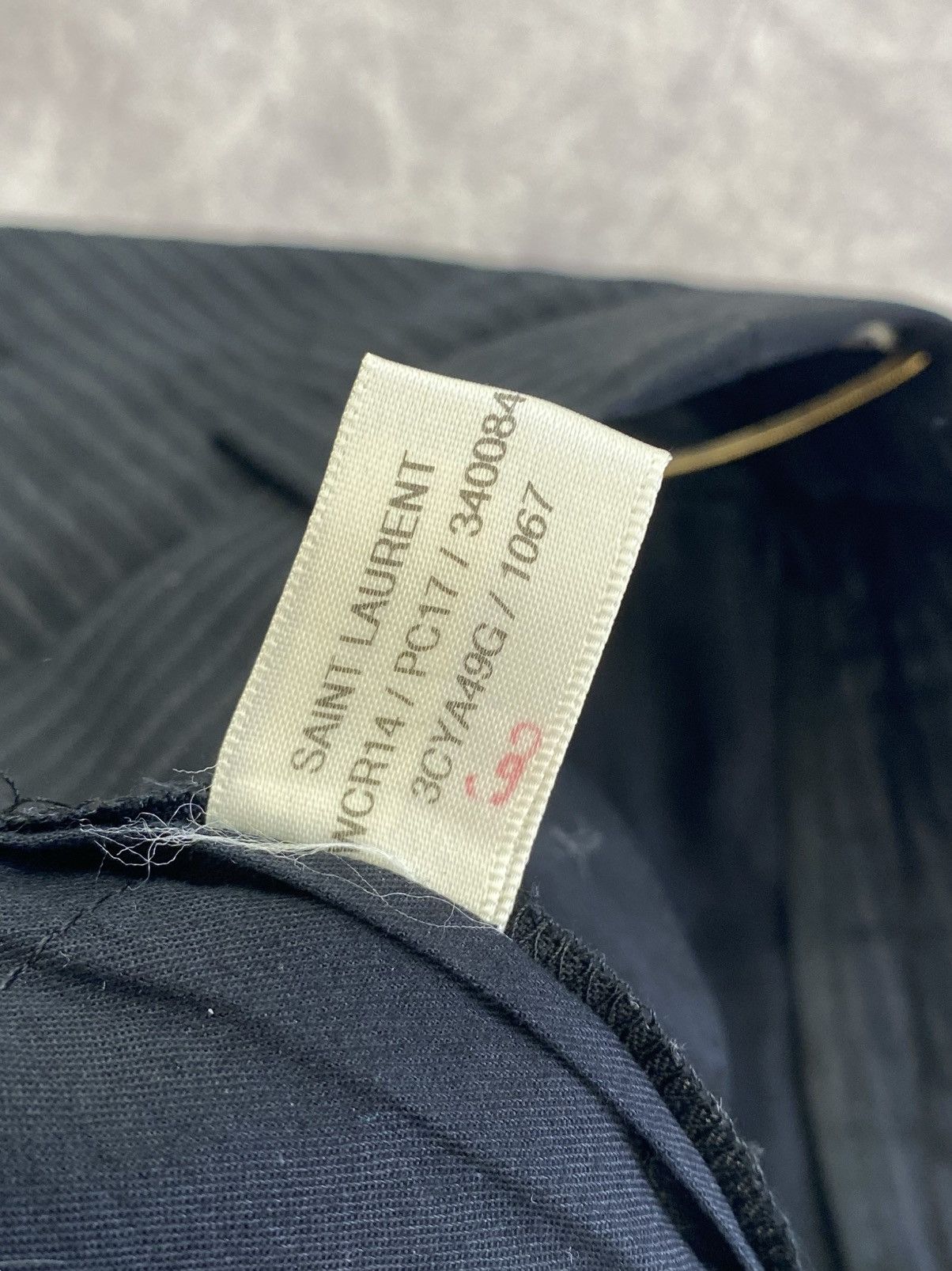 Saint Laurent Paris Saint Laurent SS2017 Anthony Vaccarello Sample Stripe Pants Size 30" / US 8 / IT 44 - 6 Thumbnail