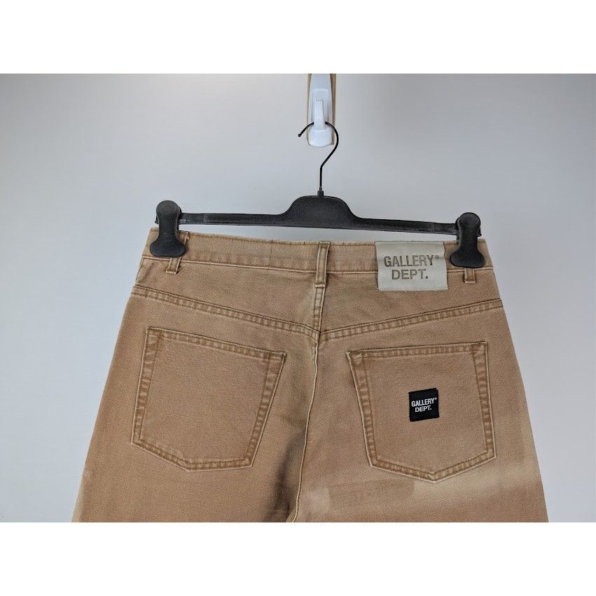 Gallery Dept. o1rshd1 5-Pocket Slim Denim Jeans in Tan Size US 32 / EU 48 - 12 Thumbnail