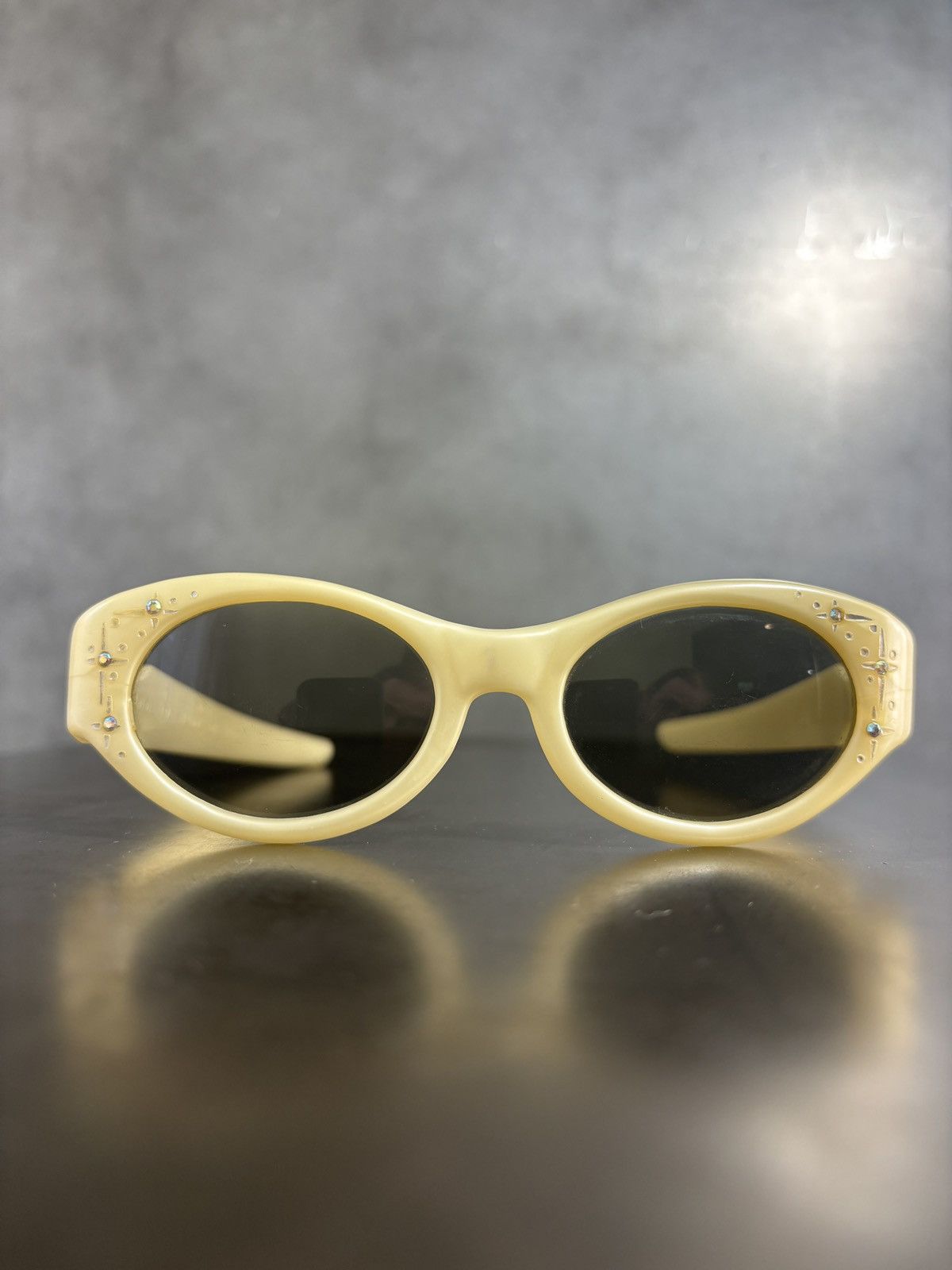 American Optical × Polaroid × Vintage 1950s Cool-Ray Polaroid Sunglasses 1960s Vintage Jewelled Size ONE SIZE - 5 Thumbnail