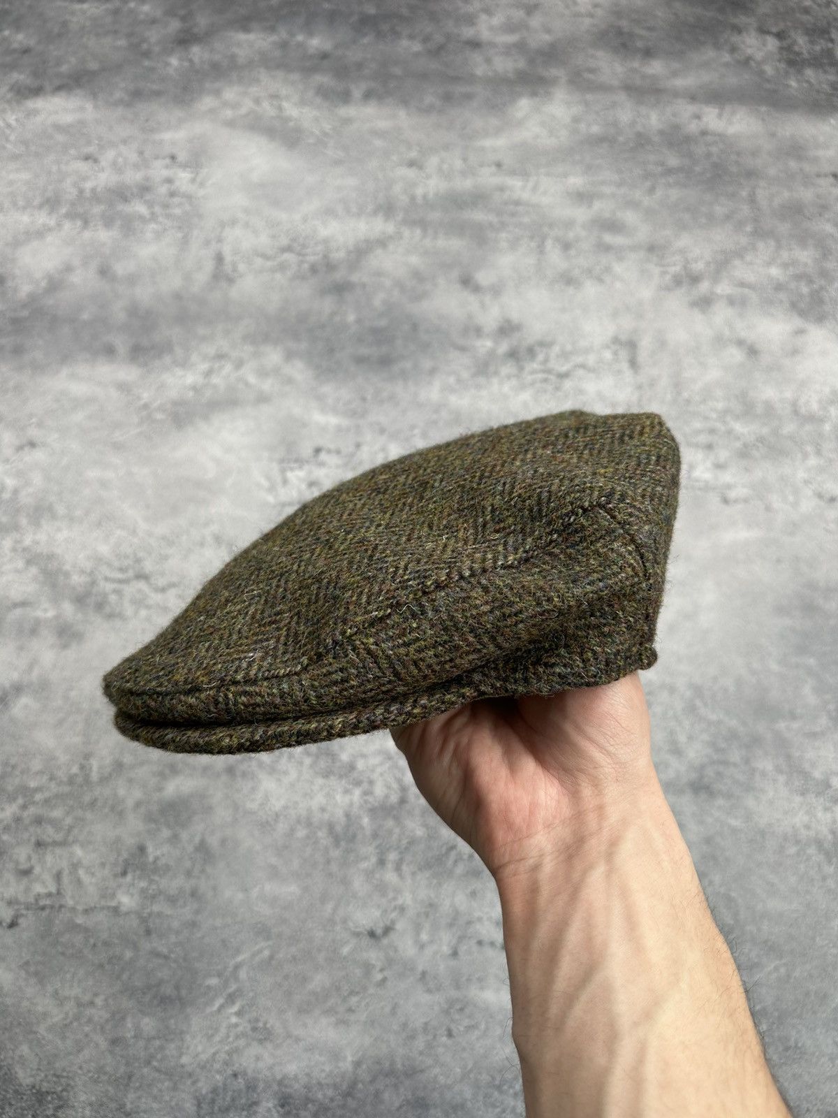 Harris Tweed Vintage Harris Tweed Wool Flat Cap Bond Bakerboy Y2K Hat M Size ONE SIZE - 2 Thumbnail