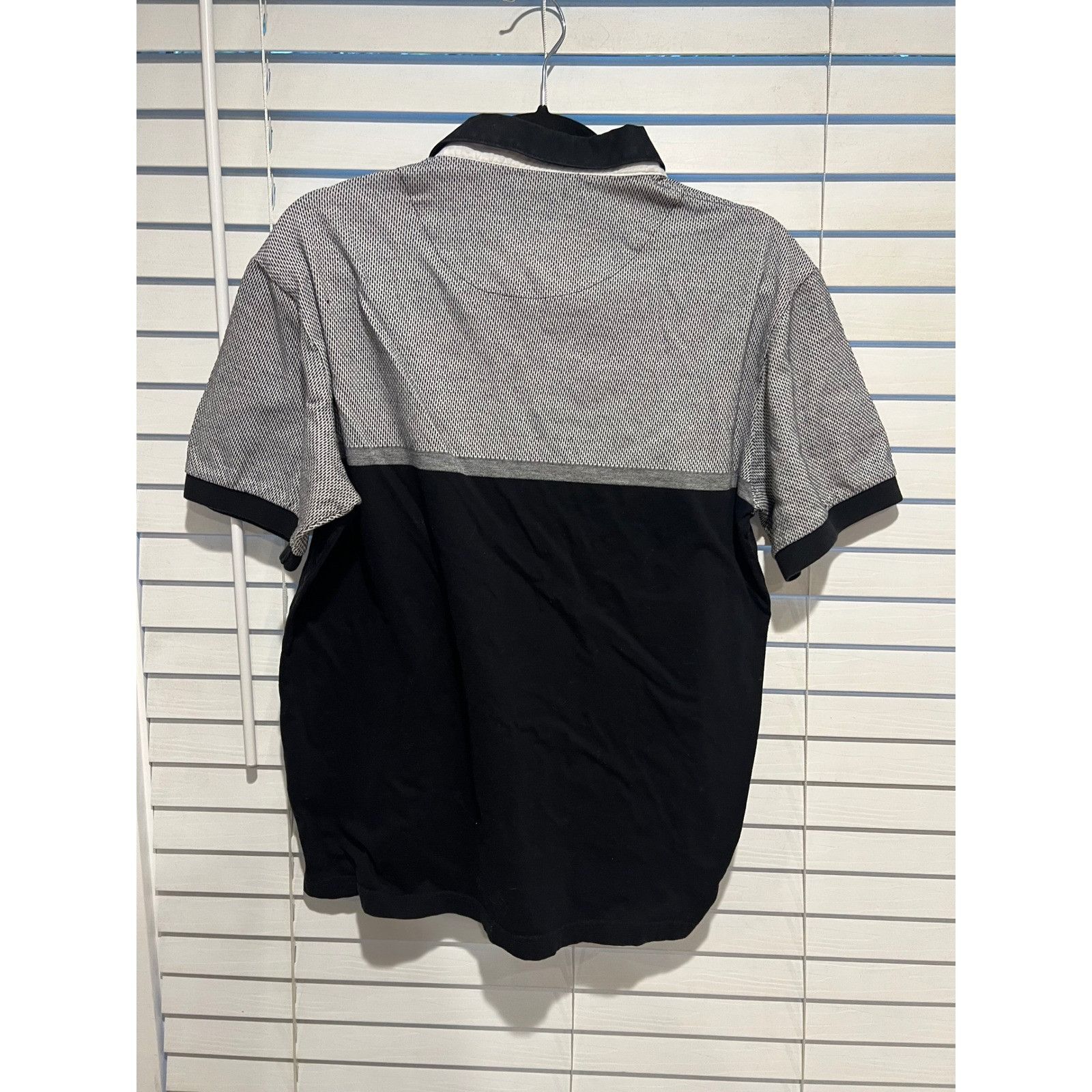 Maceoo Maceoo Paris Mens Black Geometric Knit Polo Shirt Short Slee Size US XL / EU 56 / 4 - 4 Thumbnail
