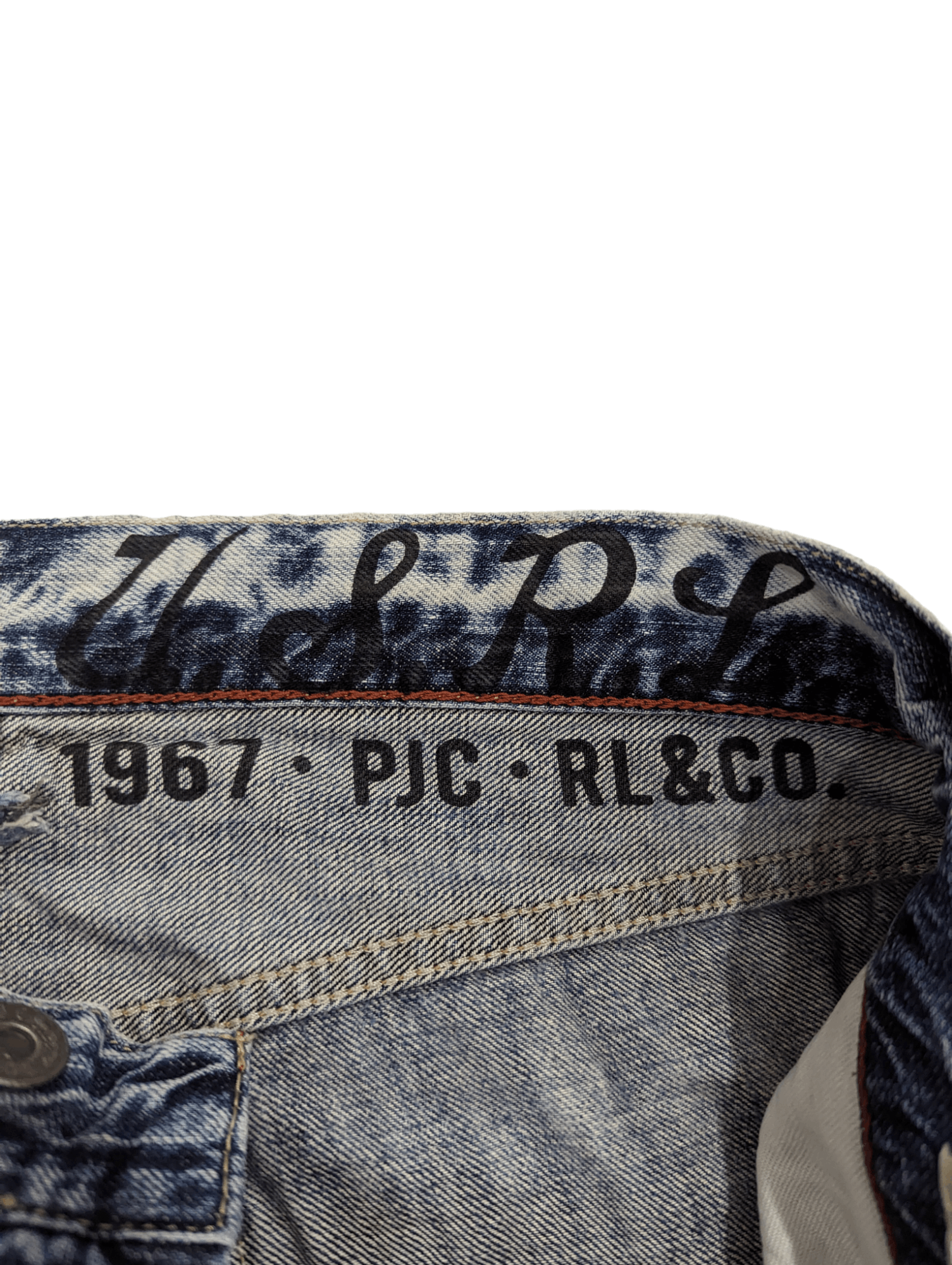 Polo Ralph Lauren THRASHED RALPH LAUREN DISTRESSED DENIM JEANS Size US 29 - 9 Thumbnail