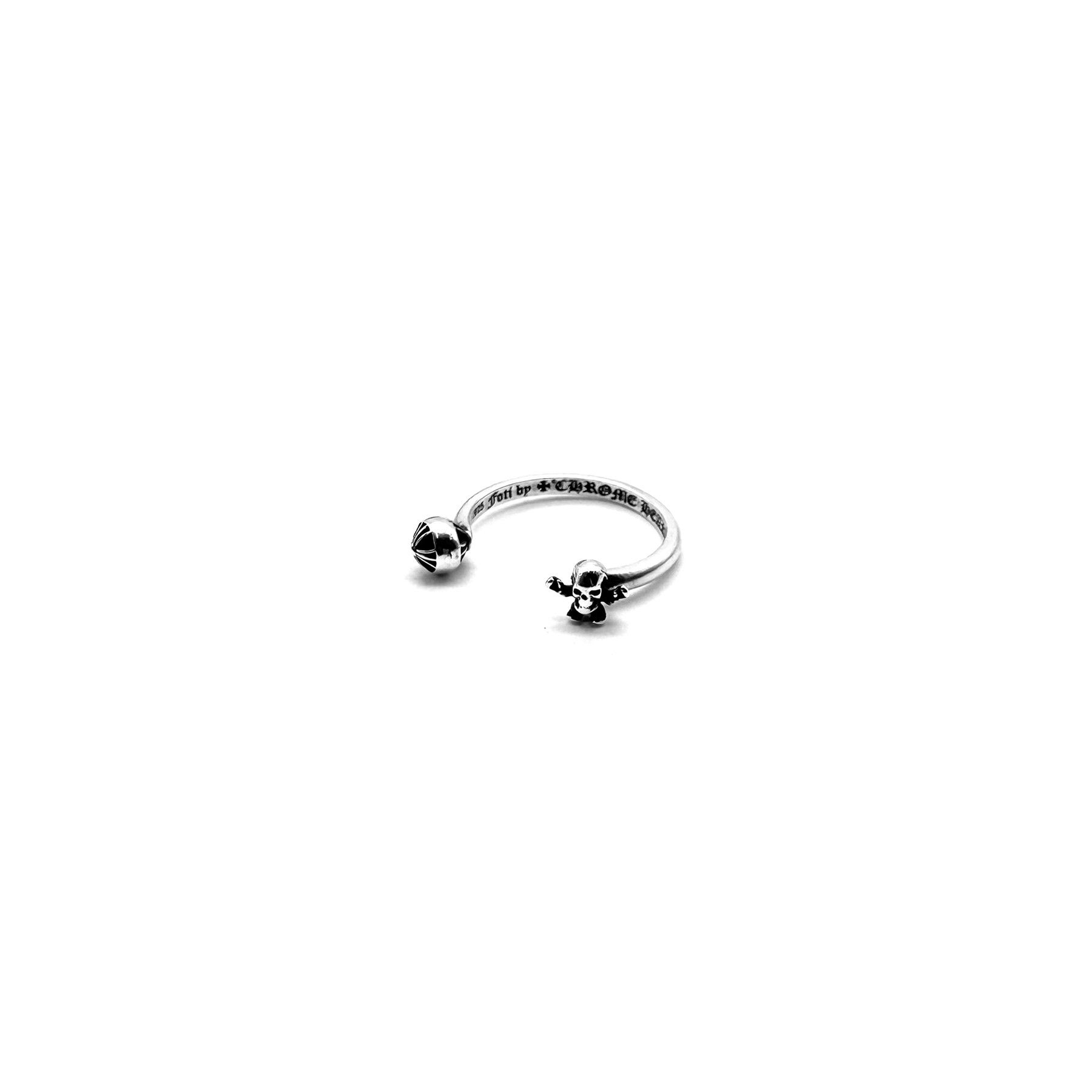 Chrome Hearts Chrome Hearts Silver Foti Bubblegum Cross Ring Size ONE SIZE - 2 Thumbnail