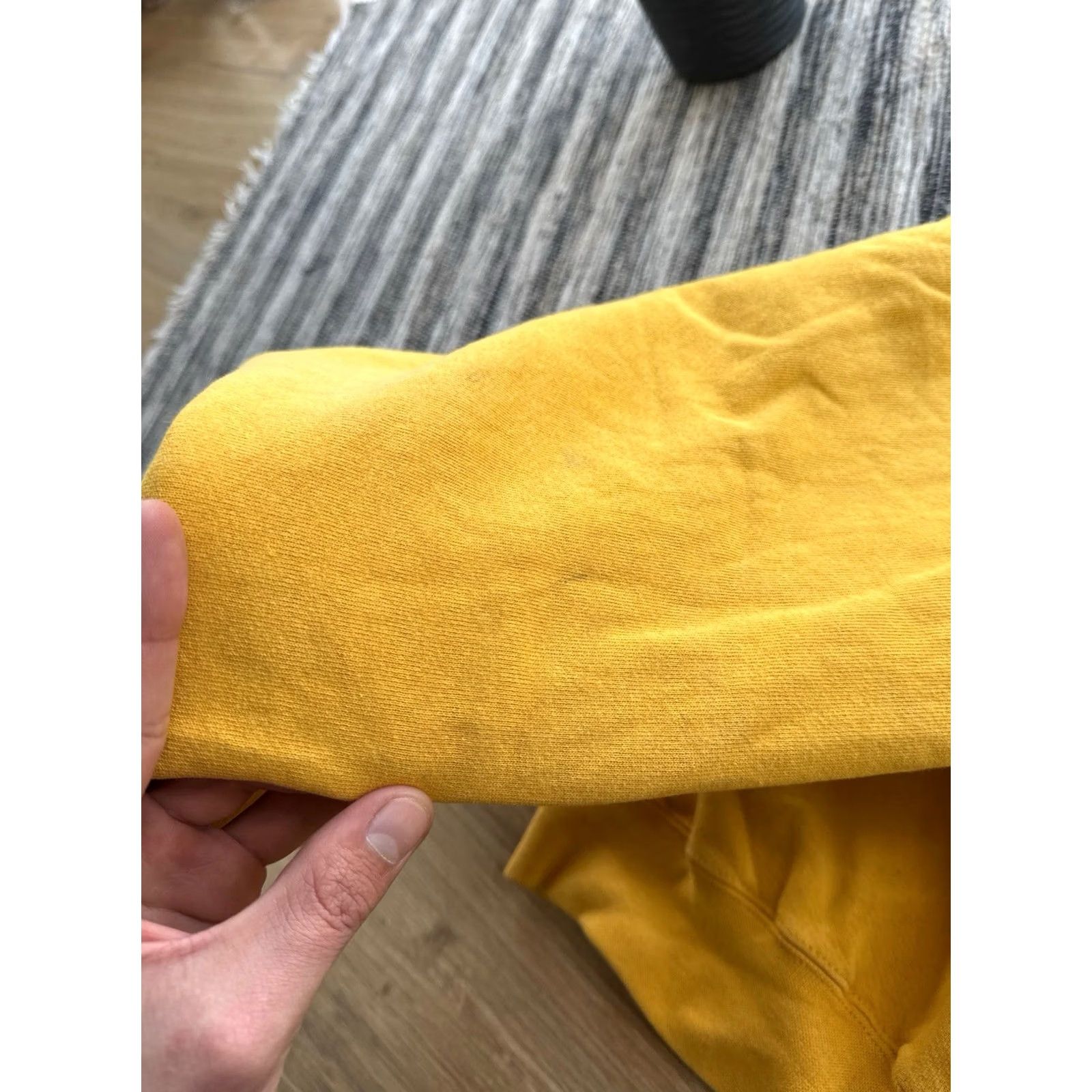 Russell Athletic VINTAGE Russell Athletic Sweatshirt Men M Yellow Logo 90s Retro USA Big Logo Pullover Size US M / EU 48-50 / 2 - 6 Thumbnail