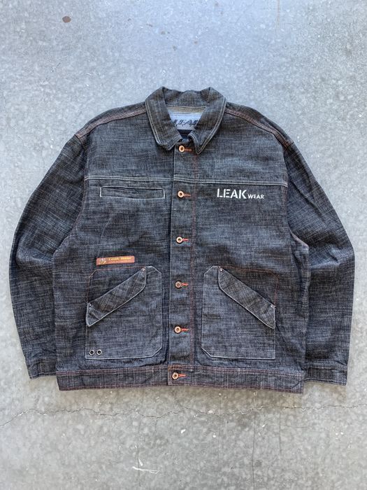 Vintage Crazy Vintage Y2K Leak Denim Jacket Oversized Baggy Grailed