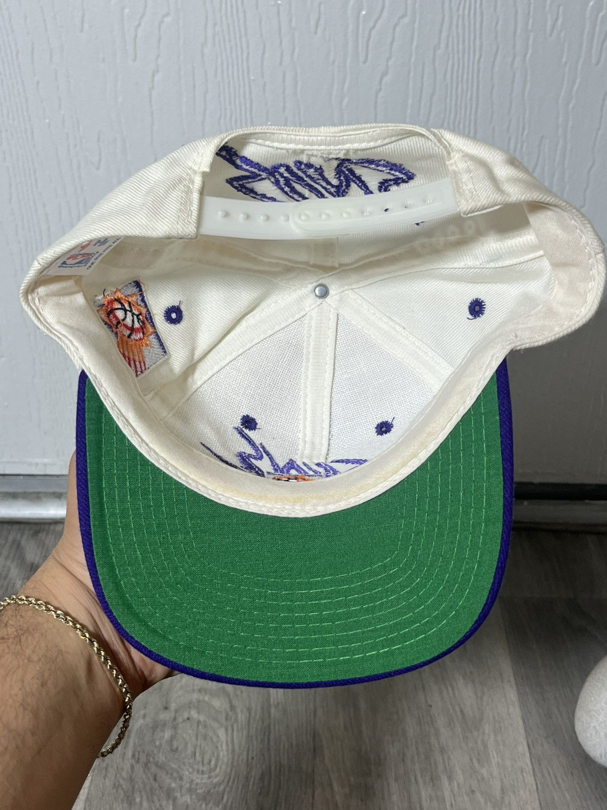 NBA Vintage 90s AJD NBA Phoenix Suns Logo SnapBack Hat Size ONE SIZE - 4 Thumbnail