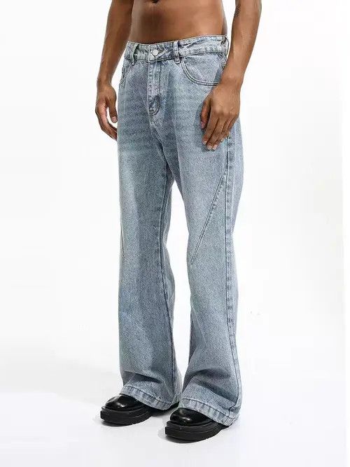 Jean Shizuku x Naomi washed faded ripped y2k flared jeans Size US 32 / EU 48 - 3 Thumbnail