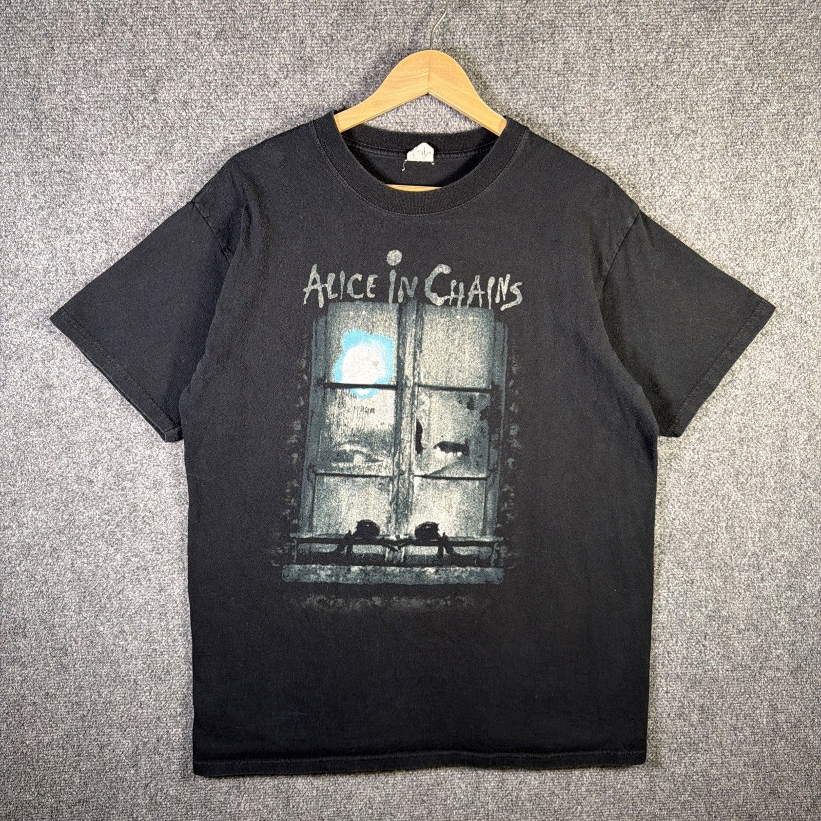 Band Tees Vintage Alice In Chains Shirt Black Y2K Dirt Jar Of Flies Size US L / EU 52-54 / 3 - 1 Thumbnail