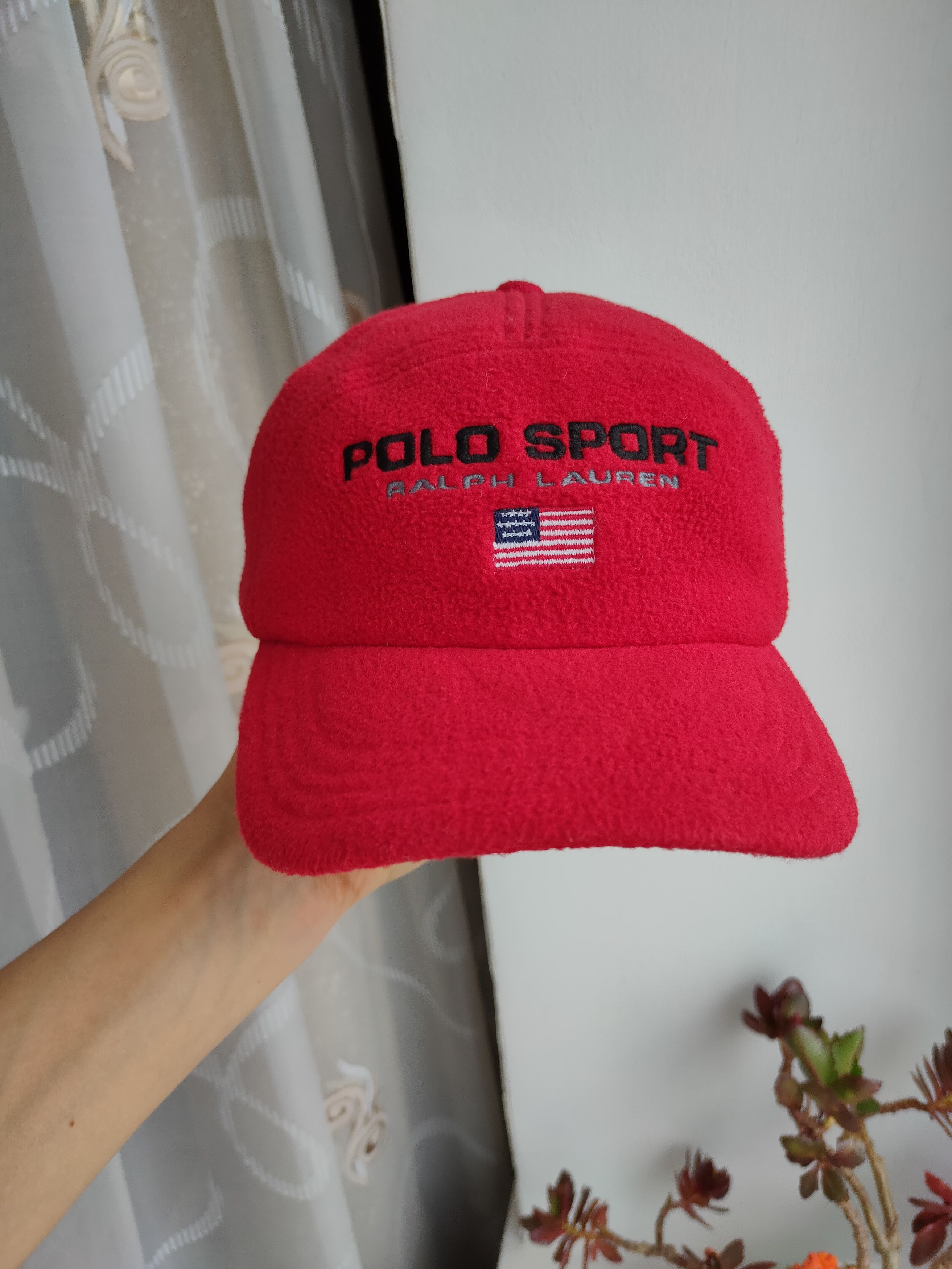 Polo Ralph Lauren Polo Ralph Lauren Sport USA vintage Y2K fleece cap hat Size ONE SIZE - 3 Thumbnail