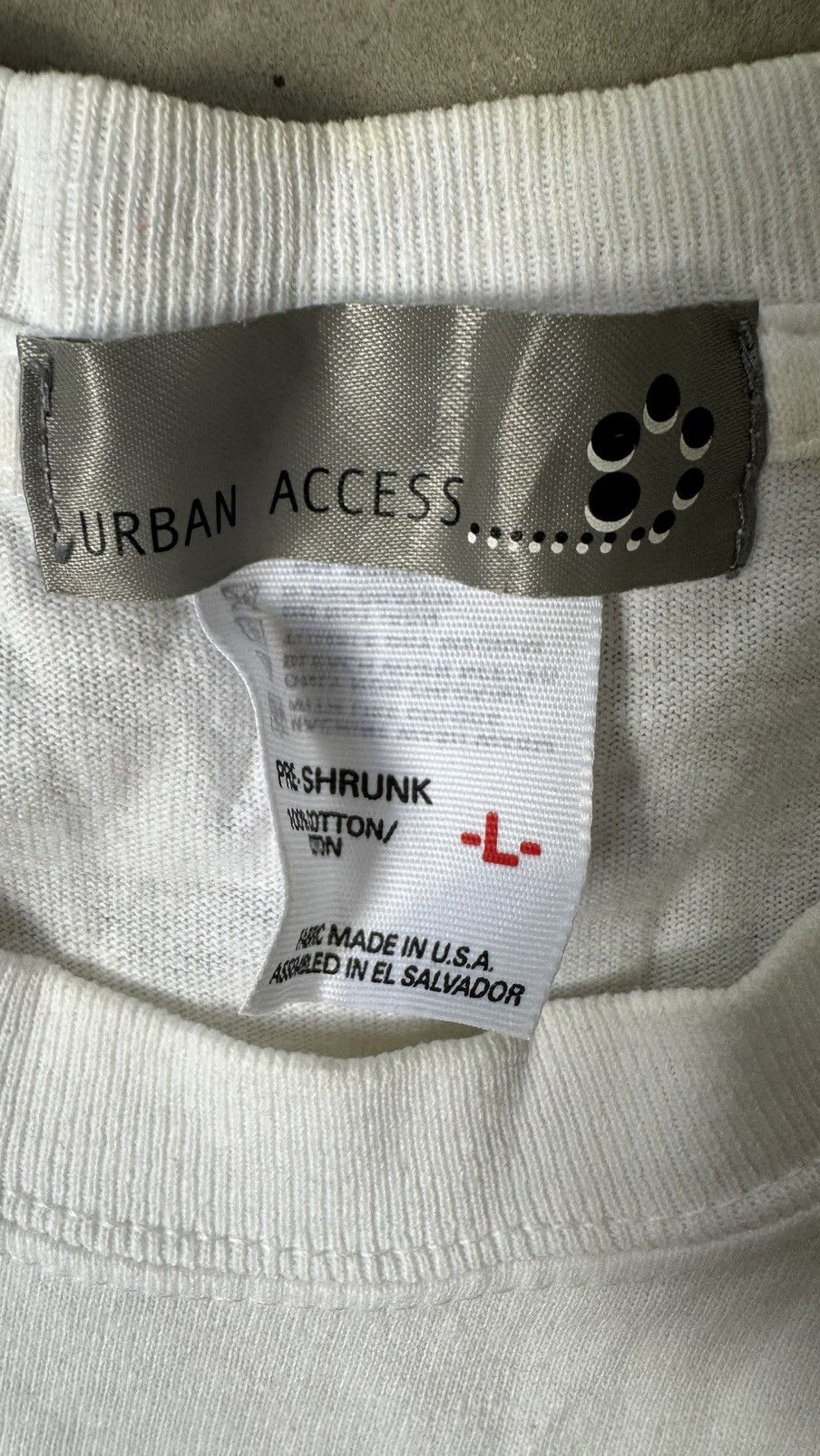 Vintage VINTAGE Y2K ESSENCE ESSENTIAL TYPOGRAPHISE URBAN ACCESS TEE Size US L / EU 52-54 / 3 - 4 Thumbnail