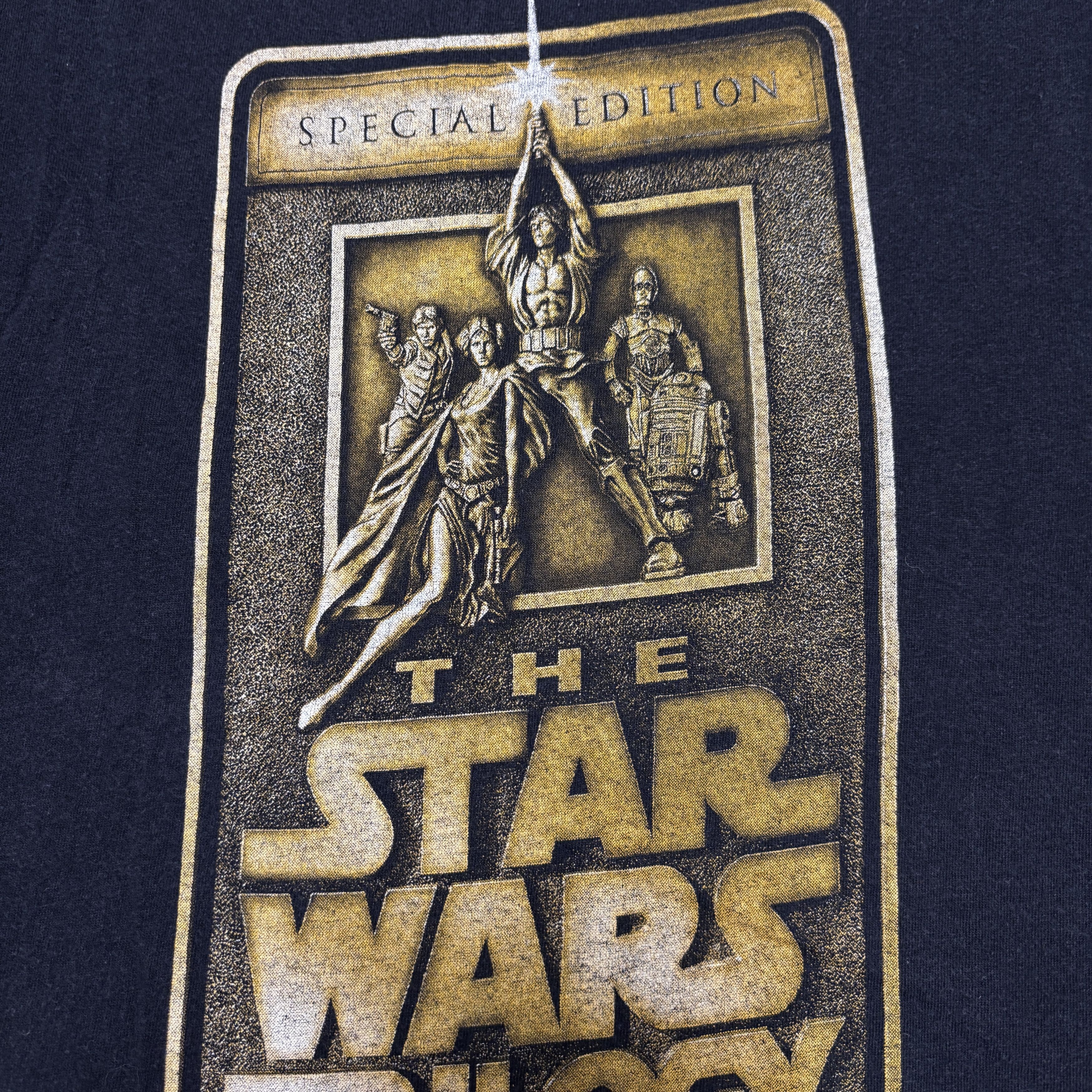 Star Wars × Vintage Vintage Star Wars Shirt Single Stitch Vintage Movie Shirt Size US L / EU 52-54 / 3 - 5 Thumbnail