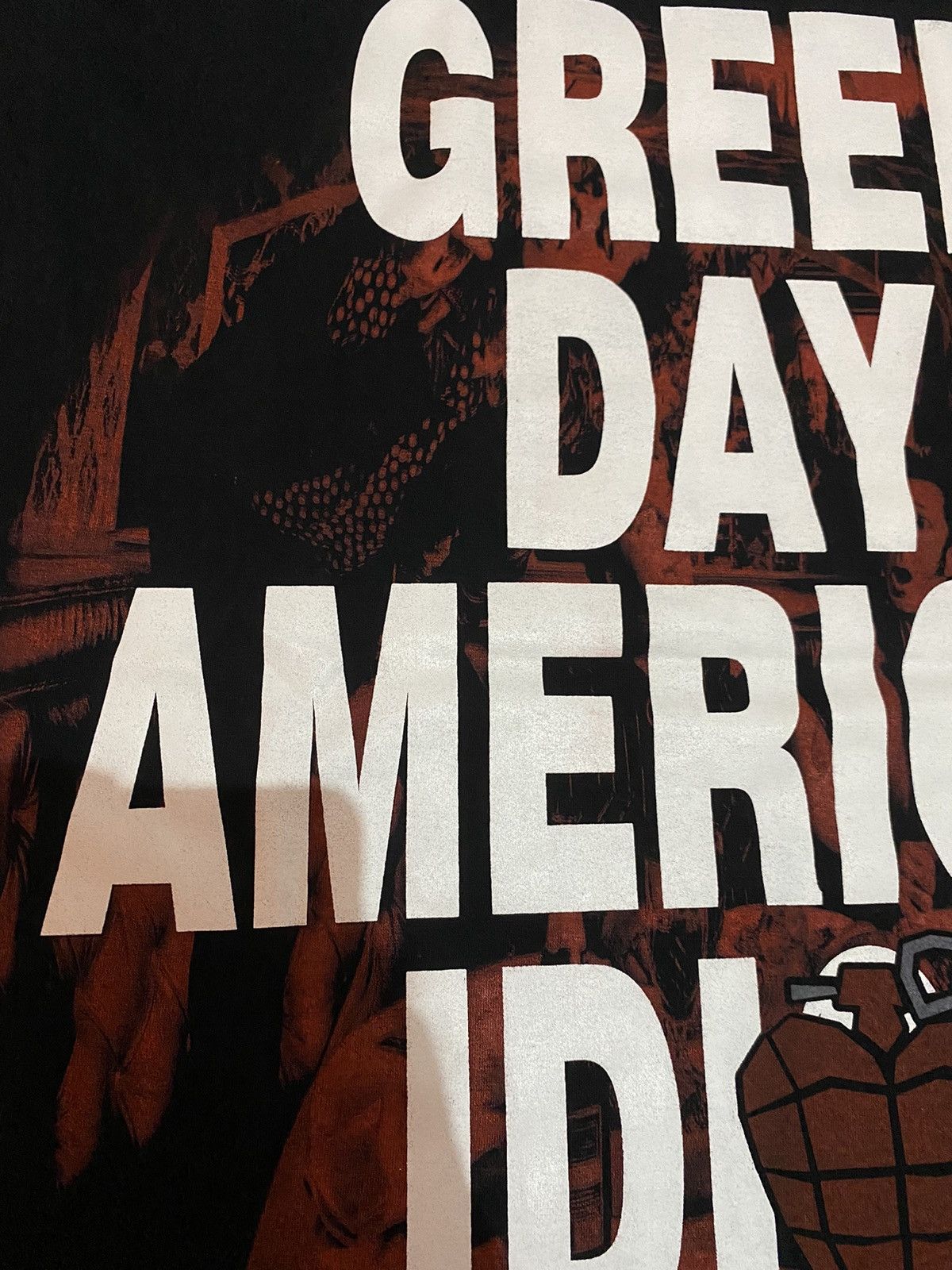 Band Tees × Vintage 🔥RARE🔥 Green Day American Idiot Cover Album Boot tee Size US L / EU 52-54 / 3 - 9 Thumbnail