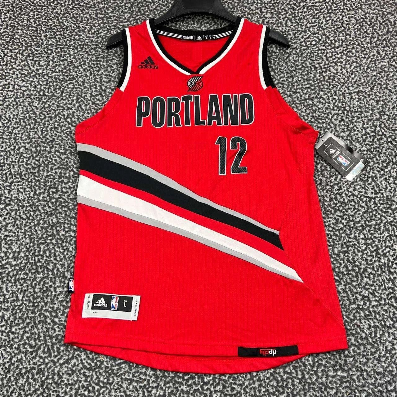 Adidas Portland Trailblazers Aldridge #12 Jersey Shirt Men L Size US L / EU 52-54 / 3 - 1 Thumbnail