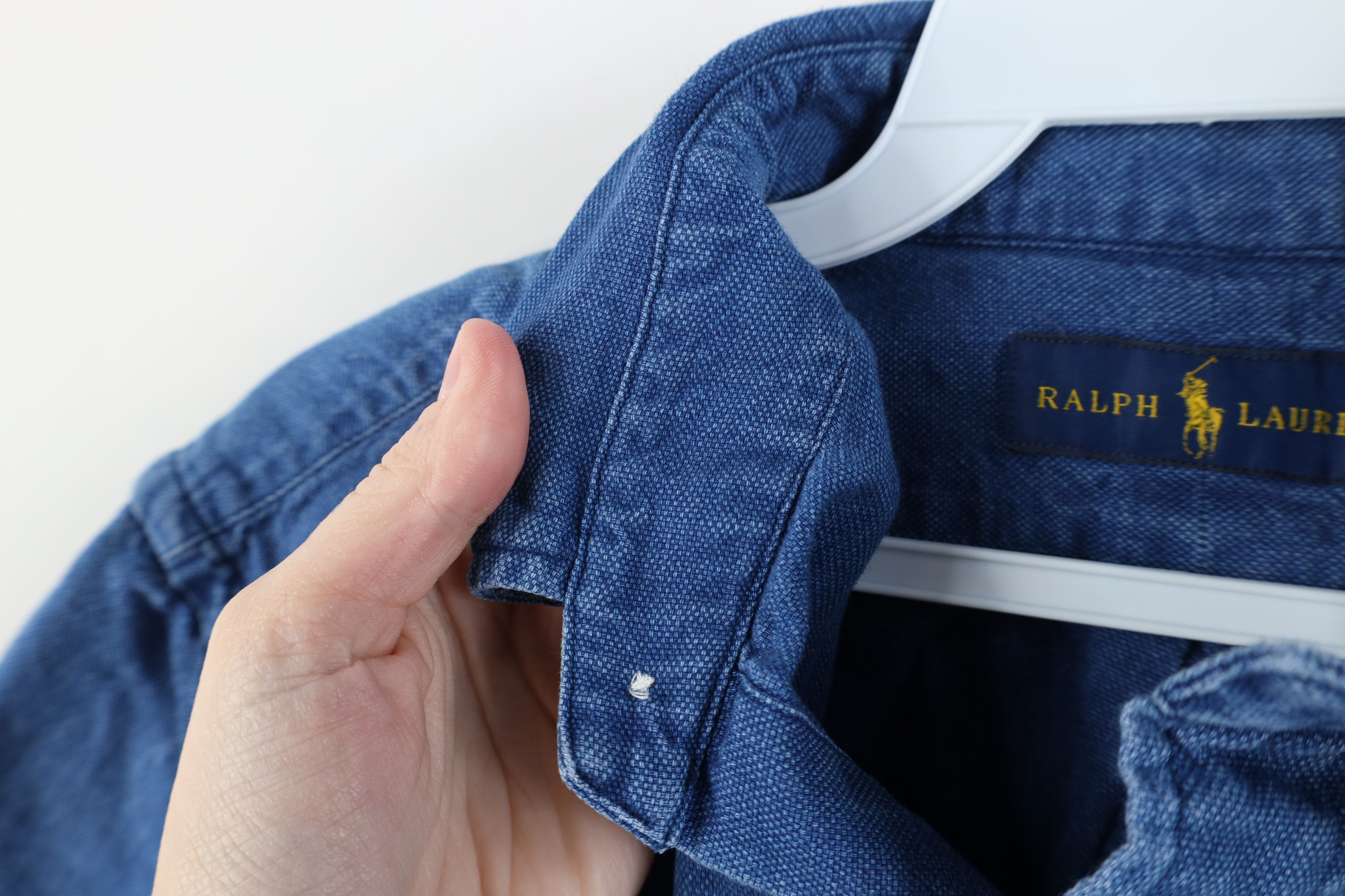 Ralph Lauren Vintage Ralph Lauren Short Sleeve Button Down Shirt Blue Size US M / EU 48-50 / 2 - 10 Thumbnail