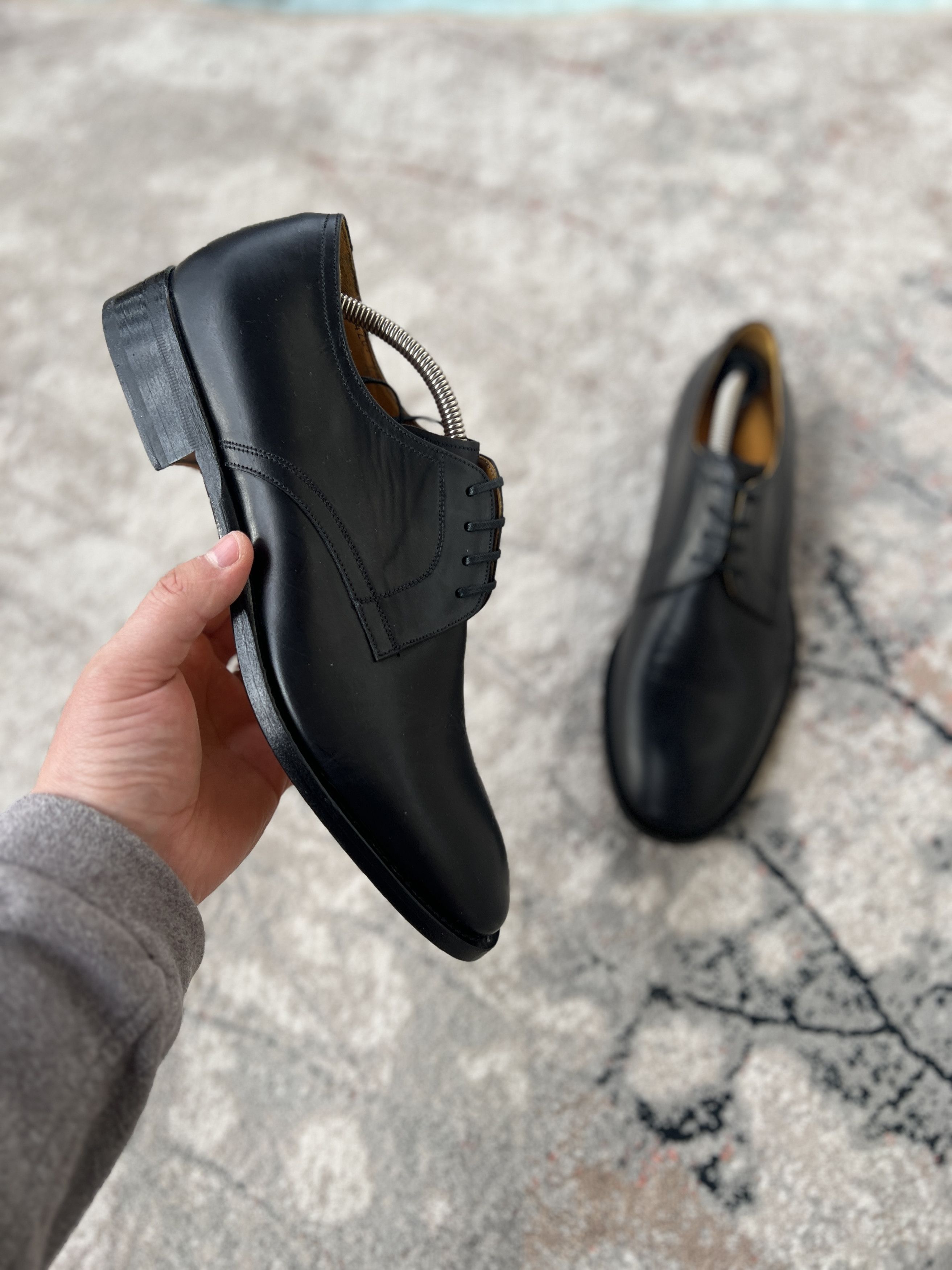 David Eden Vero Cuoio Navyboot Leather Shoes Size US 9.5 / EU 42-43 - 1 Thumbnail