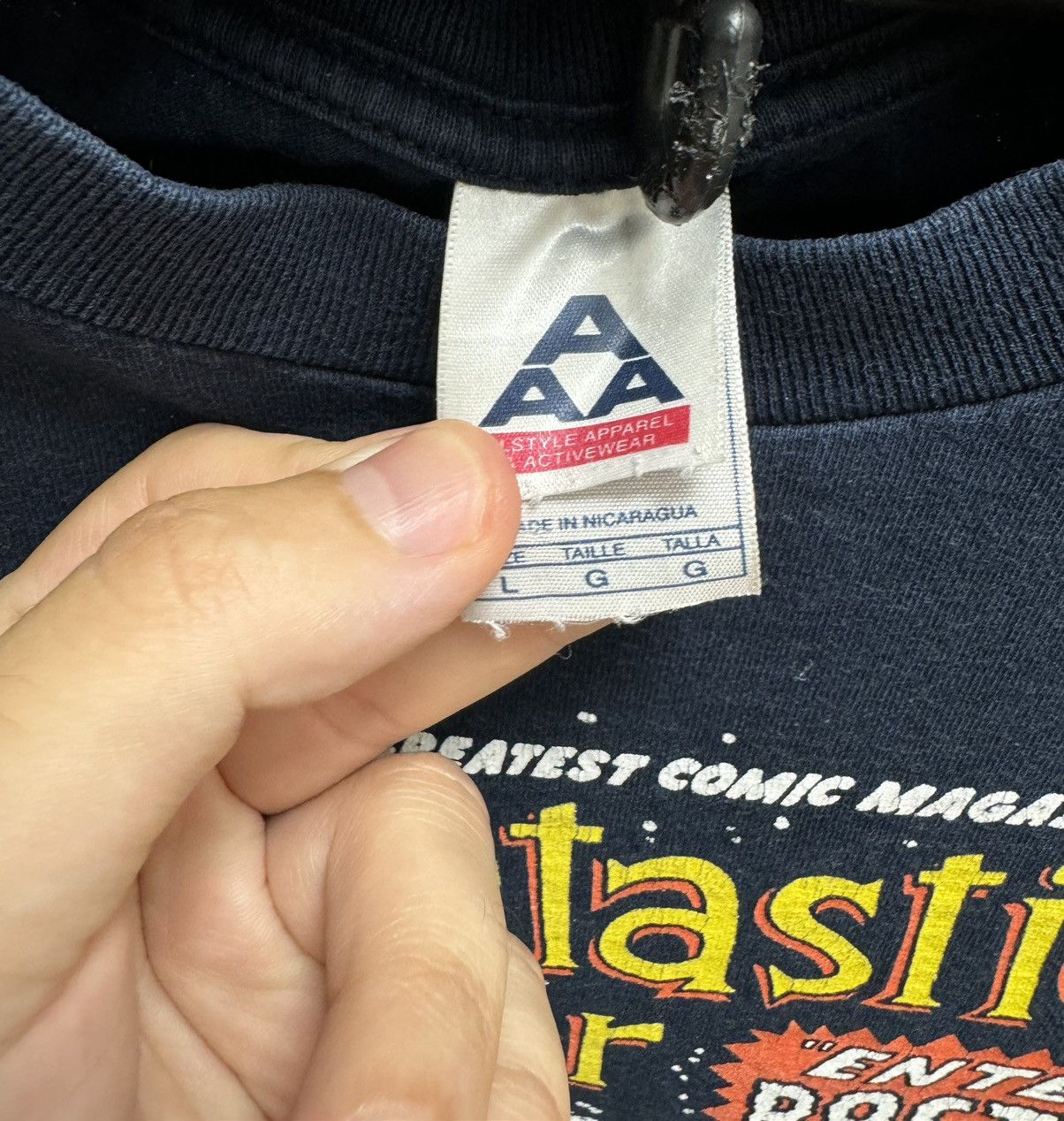 Vintage Fantastic Four vintage big logo t-shirt L sz Size US L / EU 52-54 / 3 - 6 Thumbnail