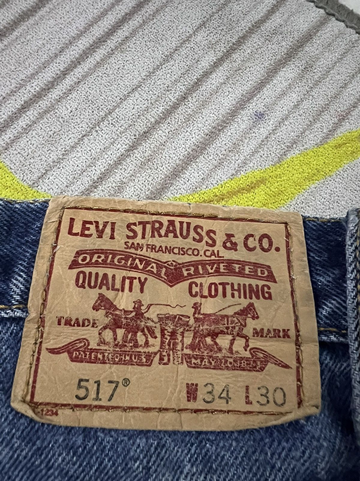 If Six Was Nine × Levi's × Levi's Vintage Clothing VINTAGE LEVIS 517 DISTRESSED RIPPED JEANS Size US 32 / EU 48 - 13 Thumbnail