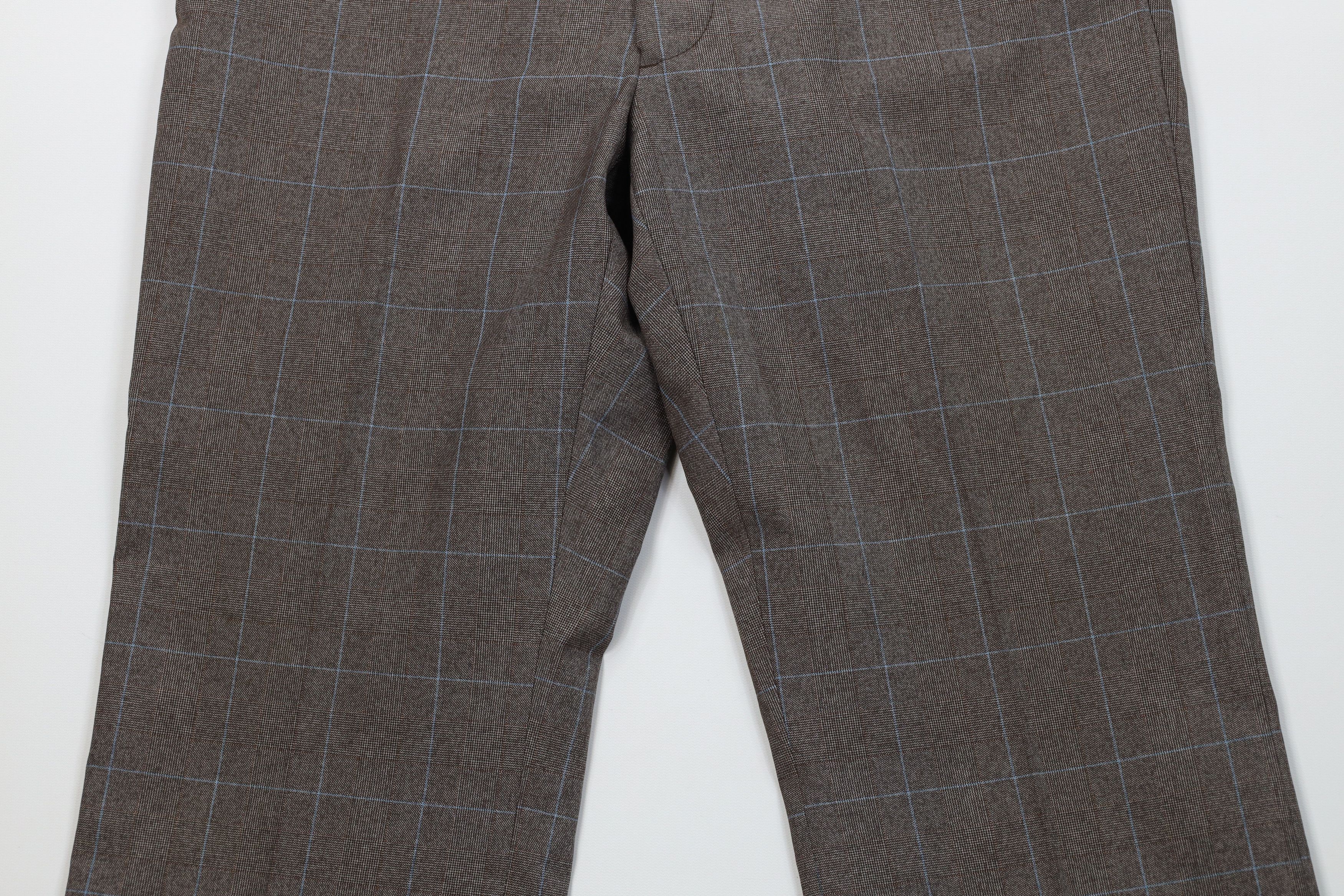 Vintage Vintage 70s Streetwear Plaid Knit Bell Bottoms Pants USA Size US 36 / EU 52 - 3 Thumbnail