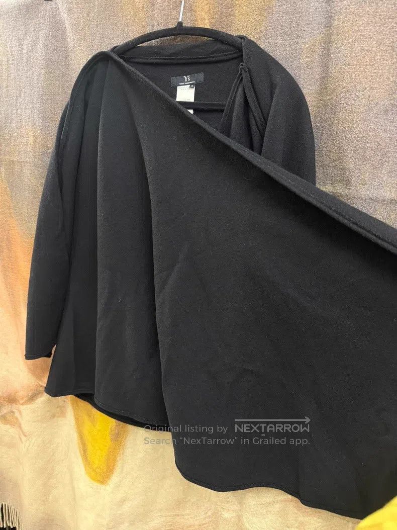 Yohji Yamamoto YOHJI YAMAMOTO Wool Cloak Jacket Size US L / EU 52-54 / 3 - 4 Thumbnail