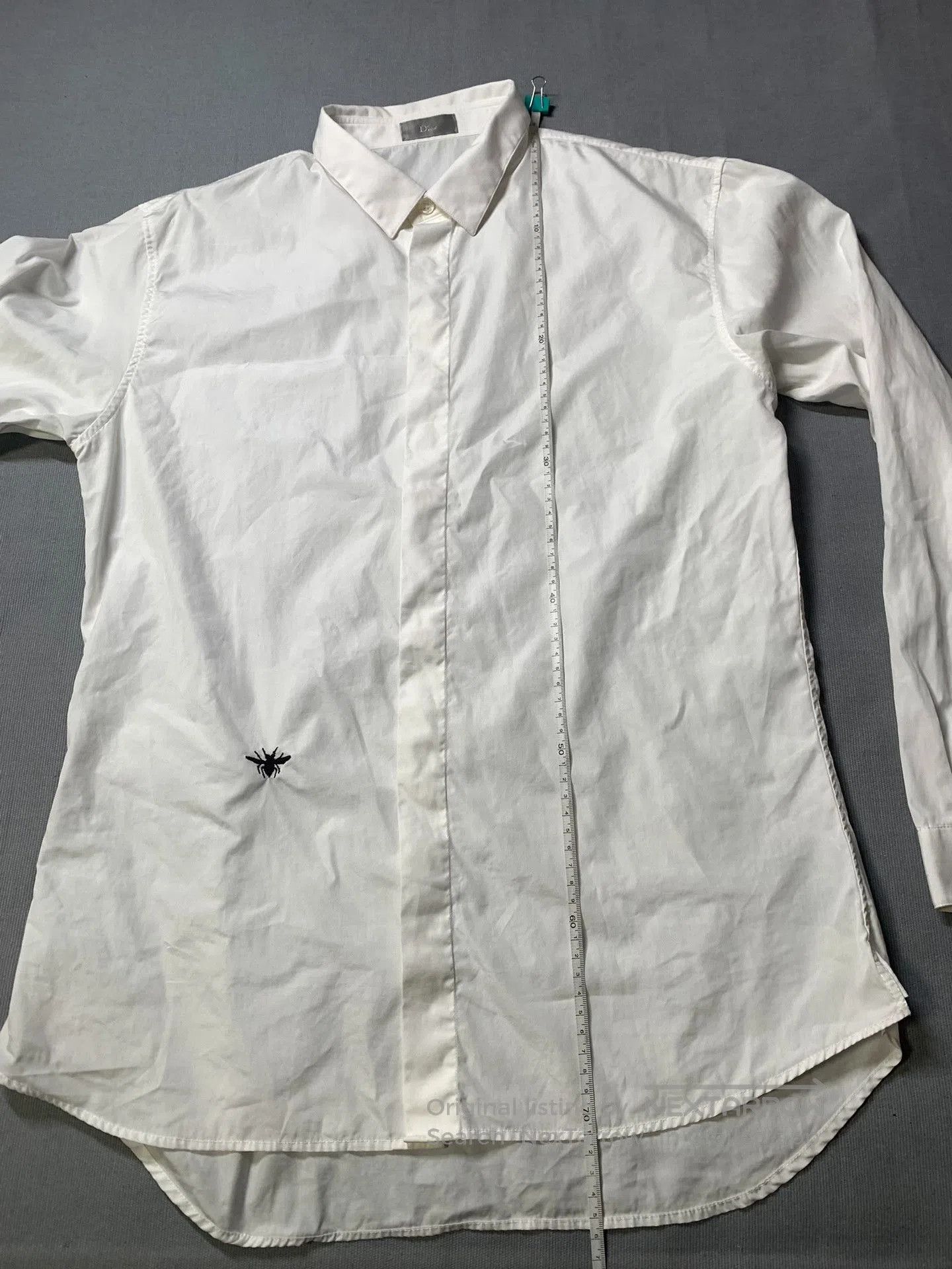 Dior Dior Bee Embroidery White Shirt. Size US M / EU 48-50 / 2 - 9 Thumbnail