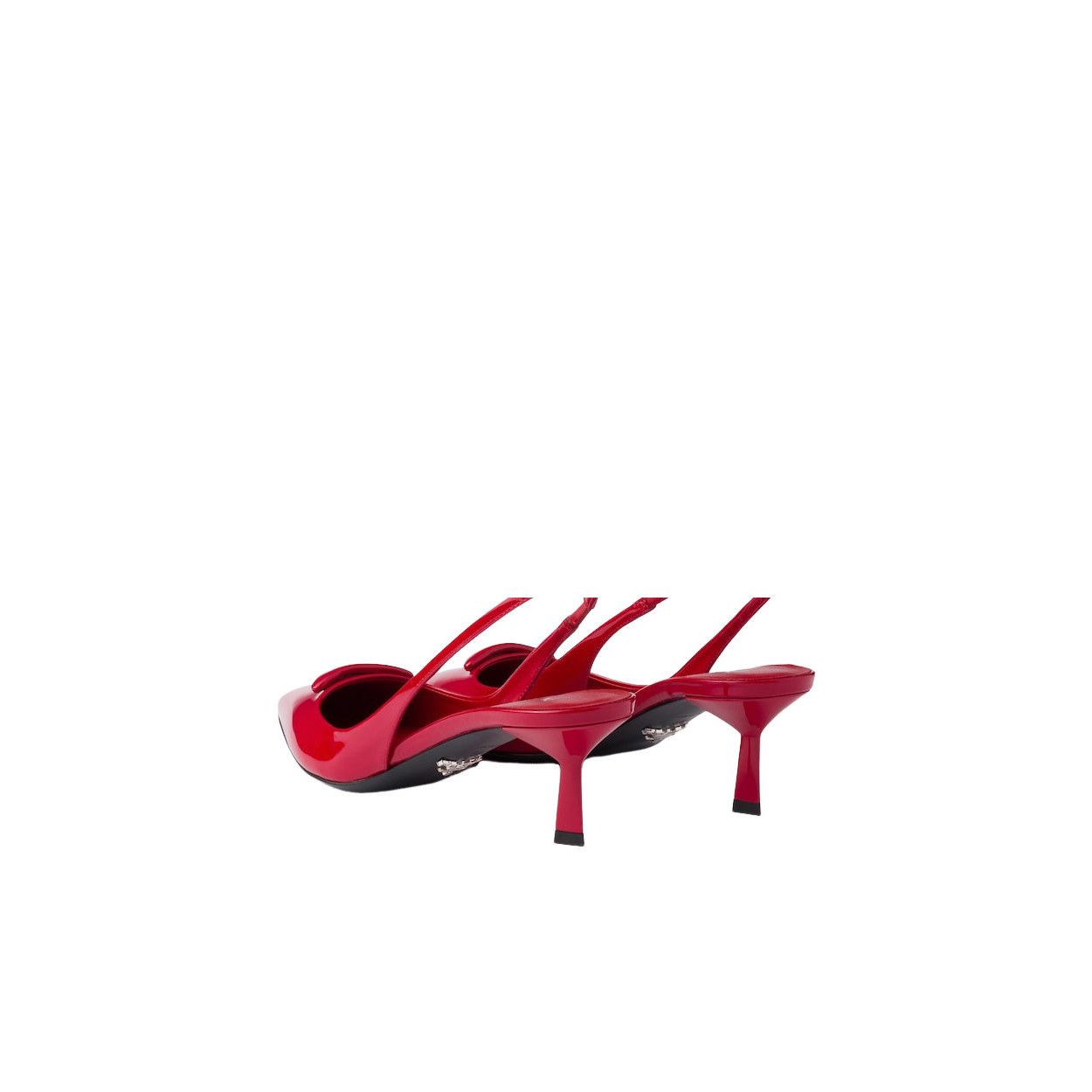 Prada PRADA $1220 Red Patent Leather Slingback Pumps New & Authent Size US 10 / IT 40 - 4 Thumbnail