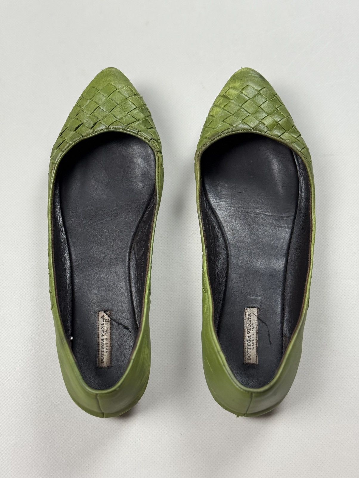 Bottega Veneta Bottega Veneta Intrecciato Knitted Leather Ballets Flats Size US 8 / IT 38 - 20 Thumbnail