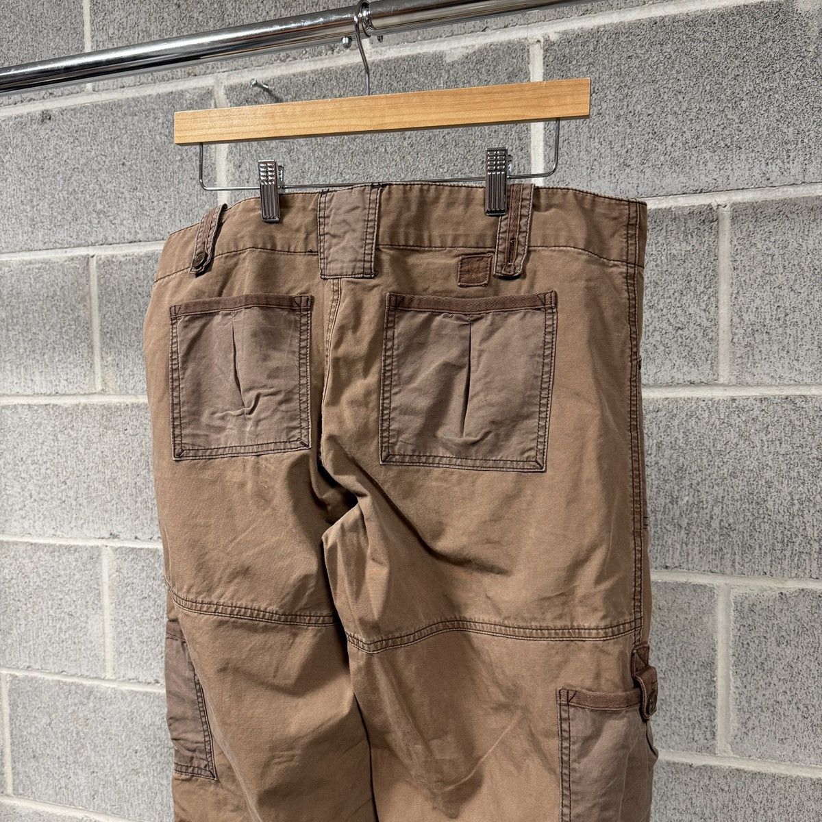 Vintage Vintage Abercrombie & Fitch Cargo Pants ERD Grunge Raimundo Size 34" / US 12 / IT 48 - 3 Thumbnail