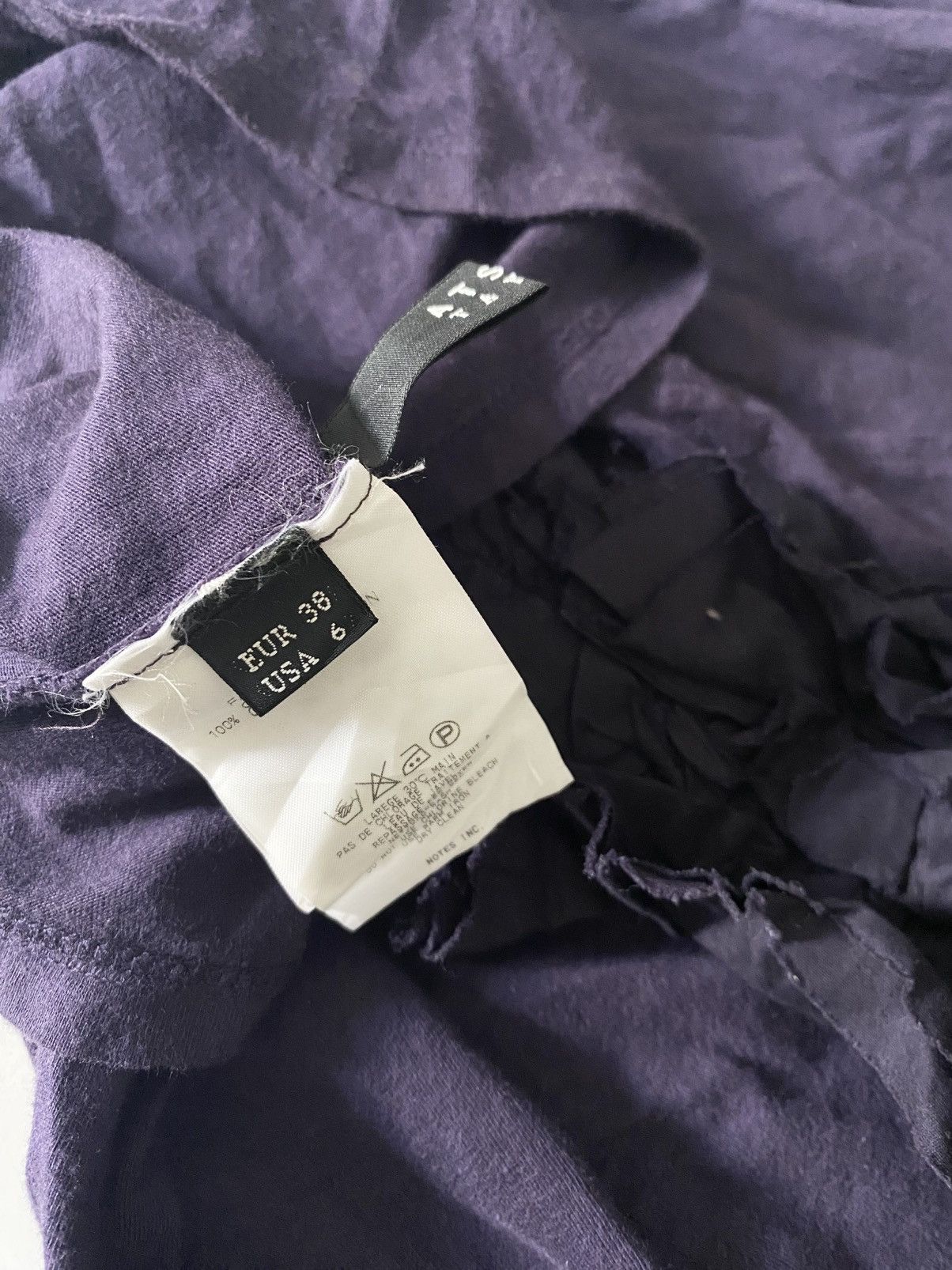 Yohji Yamamoto Ruffle Blouse ATSURO TAYAMA By Yohji Yamamoto Size S / US 4 / IT 40 - 5 Thumbnail