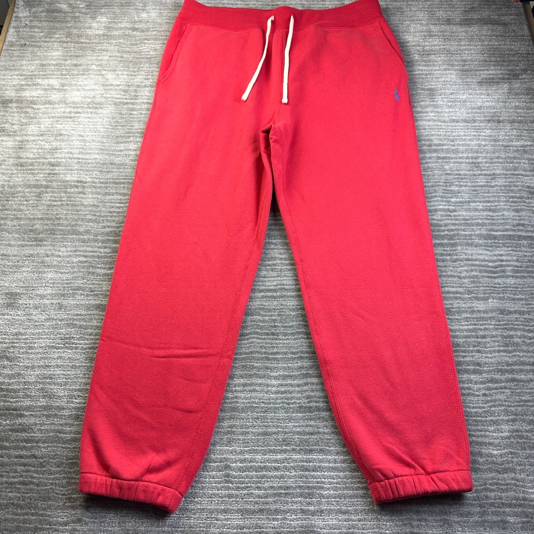 Polo Ralph Lauren Polo Ralph Lauren Pants Mens Extra Large Red Sweatpants Pony Cuffed Size US XL / EU 56 / 4 - 2 Thumbnail