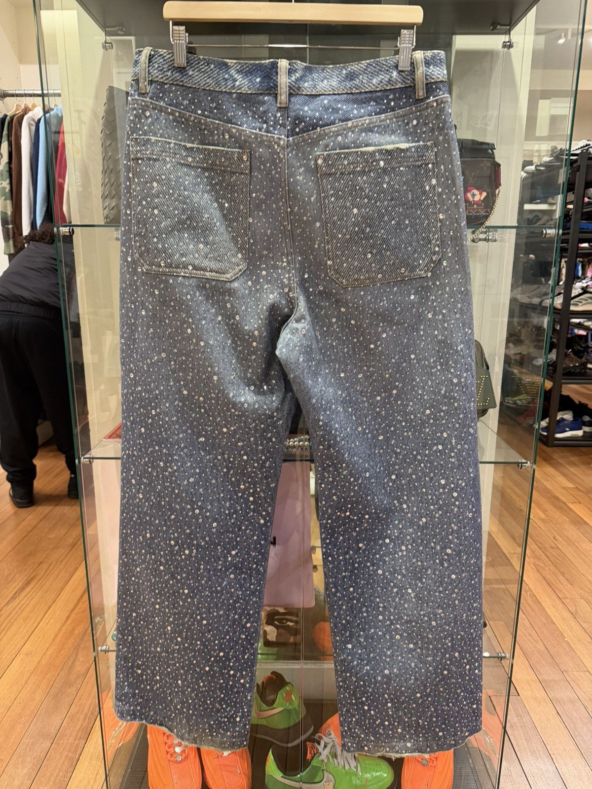 Birth of Royal Child Birth Of Royal Child Rhinestone Embellished Denim Size US 34 / EU 50 - 2 Thumbnail
