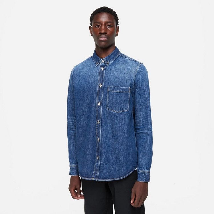 Acne Studios 48/M - Vintage Wash - Ansel Denim Shirt Size US M / EU 48-50 / 2 - 7 Thumbnail