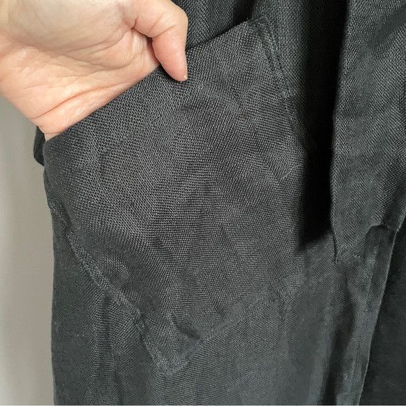 Nomad Nomad The Label Linen Kimono Robe - S/M, 100% French linen! Size ONE SIZE - 5 Thumbnail