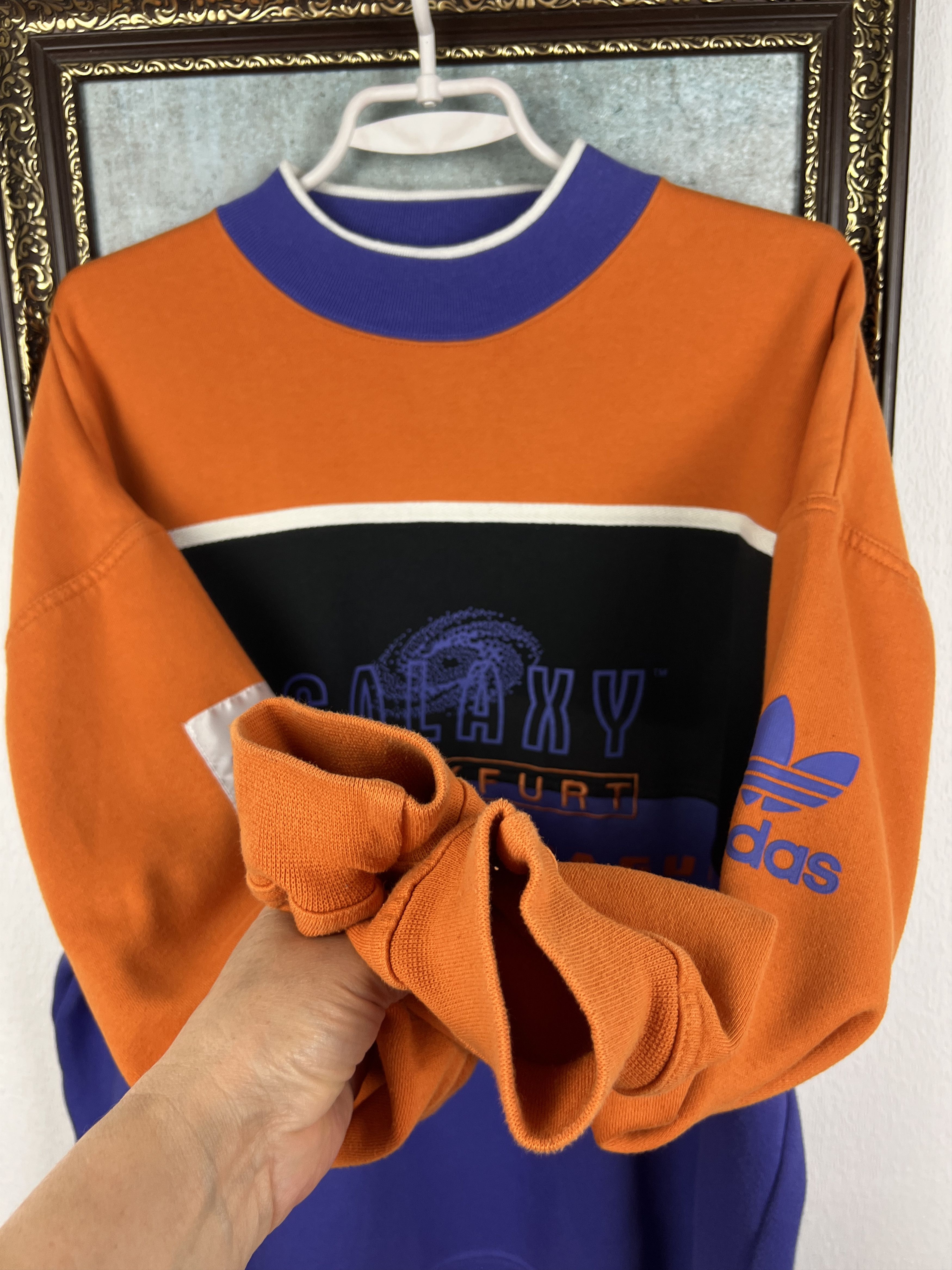 Adidas Vintage Frankfurt Galaxy World League NFL Sweatshirt Jacket Size US M / EU 48-50 / 2 - 7 Thumbnail