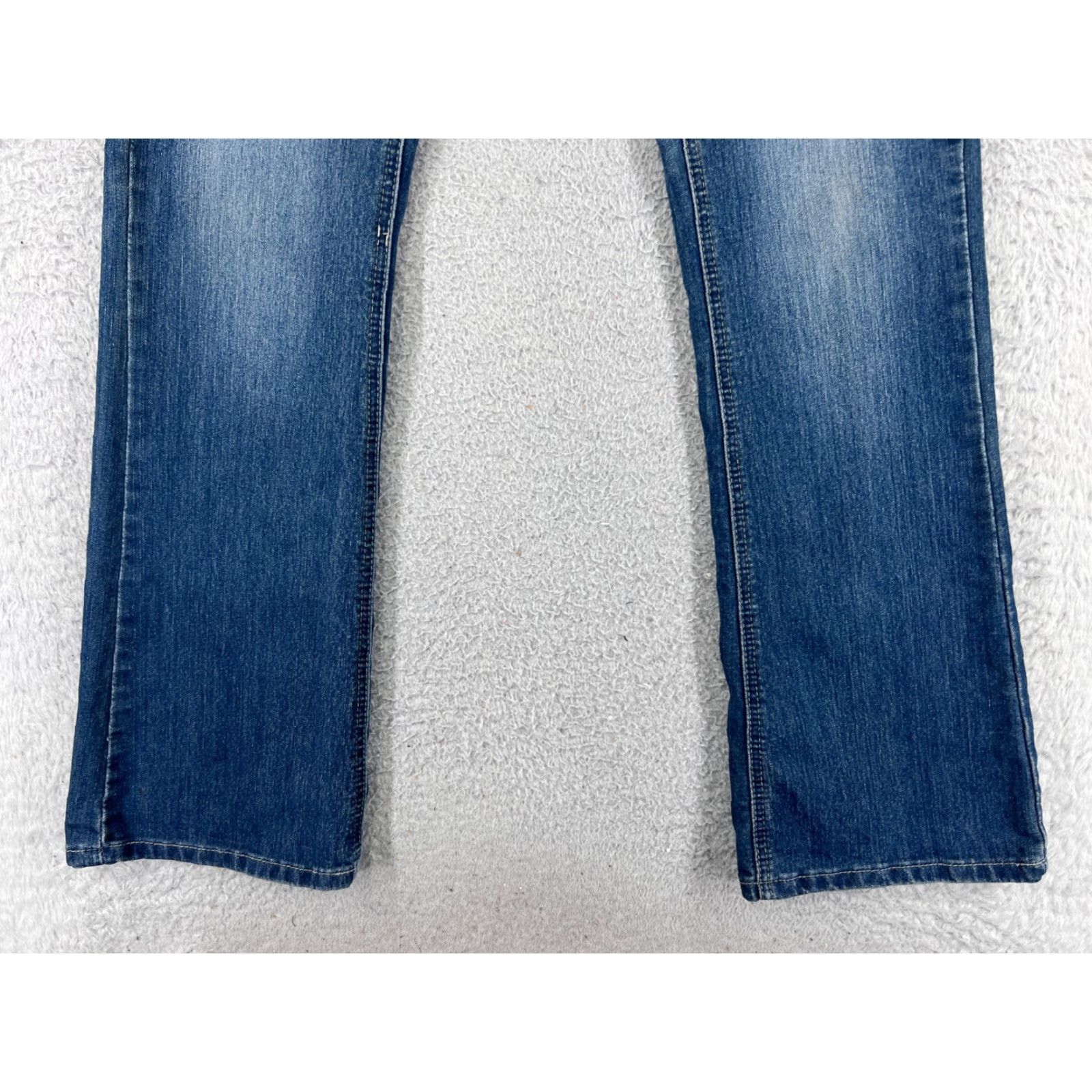 Mossimo Mossimo Jeans Women Bootcut Denim Blue 30x31 Regular 13 Mid Rise Cotton Blend 5-Pocket Design Size 34" / US 12 / IT 48 - 2 Thumbnail