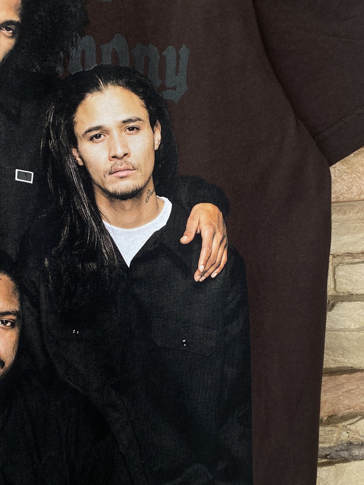 Rap Tees Rare Bone Thugs N Harmony Line Up Band Backhit Photo Rap Tee Size US M / EU 48-50 / 2 - 12 Thumbnail