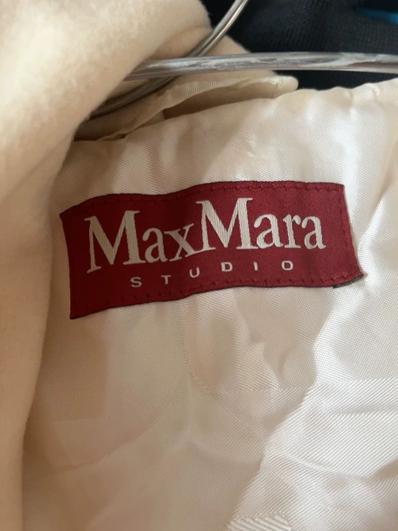 Max Mara Max Mara Studio mango white coat classic Size S / US 4 / IT 40 - 2 Thumbnail