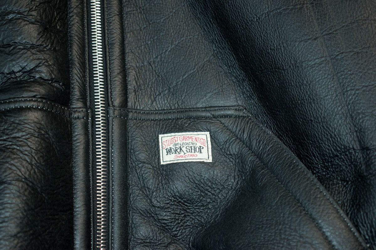 Our Legacy × Stussy Our Legacy Workshop x Stussy Cappucino Shearling Zip Jacket Size US M / EU 48-50 / 2 - 4 Thumbnail