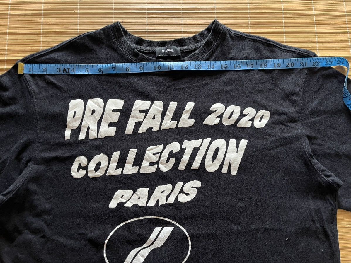 WE11DONE We11DoNE 2020 collection Paris t shirt baggy Size US S / EU 44-46 / 1 - 11 Thumbnail