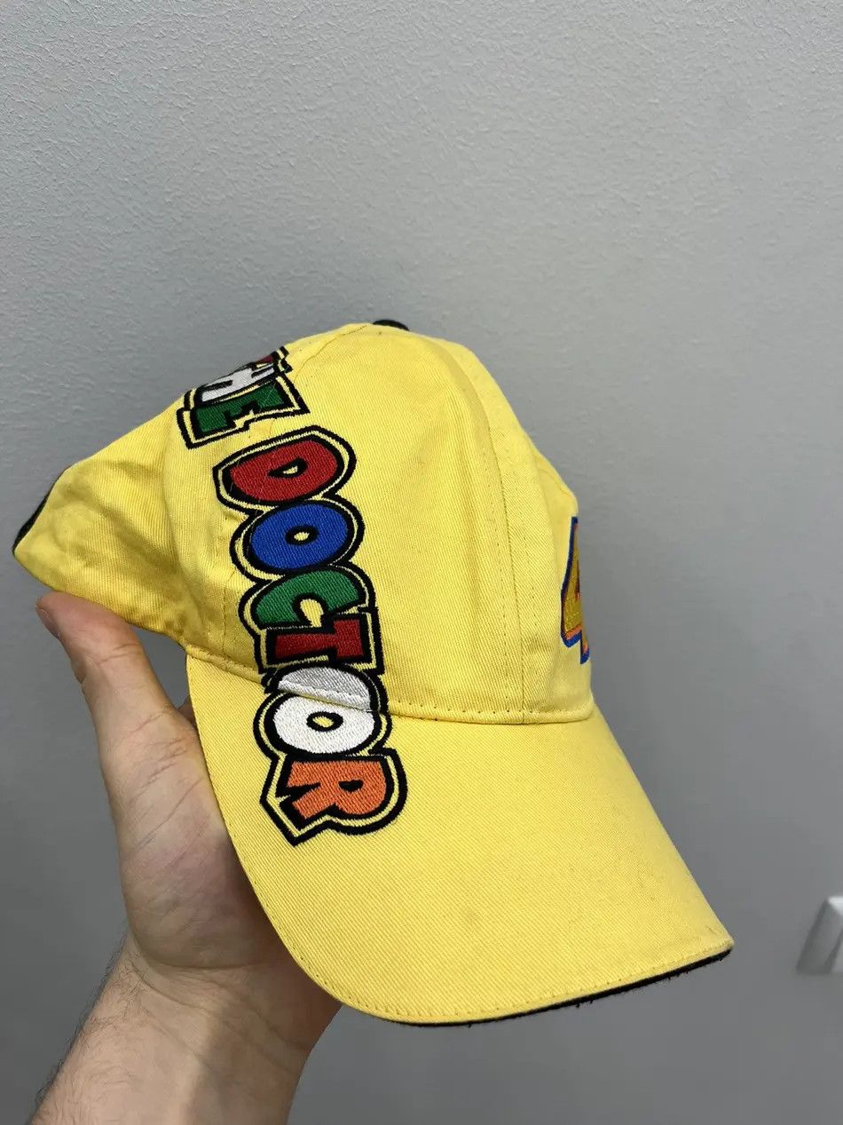 Vintage Vintage Valentino Rossi The Doctor Cap Hat Size ONE SIZE - 1 Thumbnail