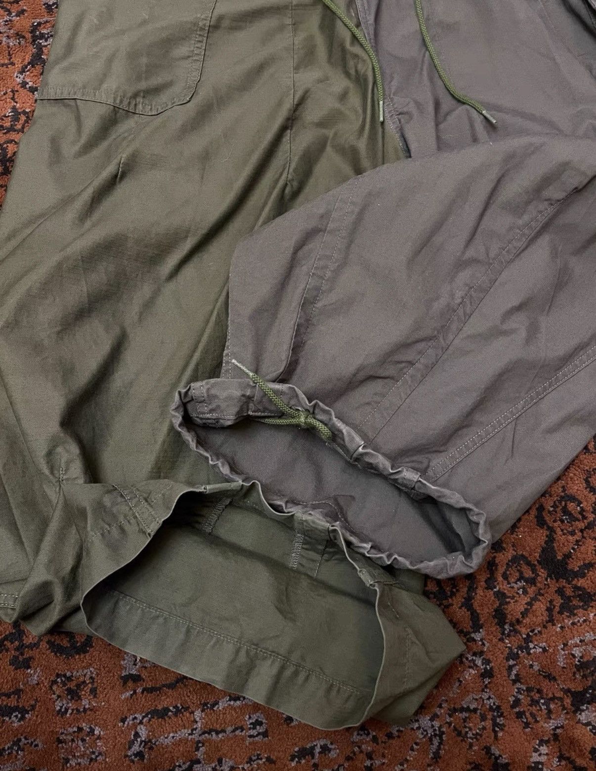 Needles Needles H.D. PANT BDU Military Green Work Pants Size US 33 - 5 Thumbnail