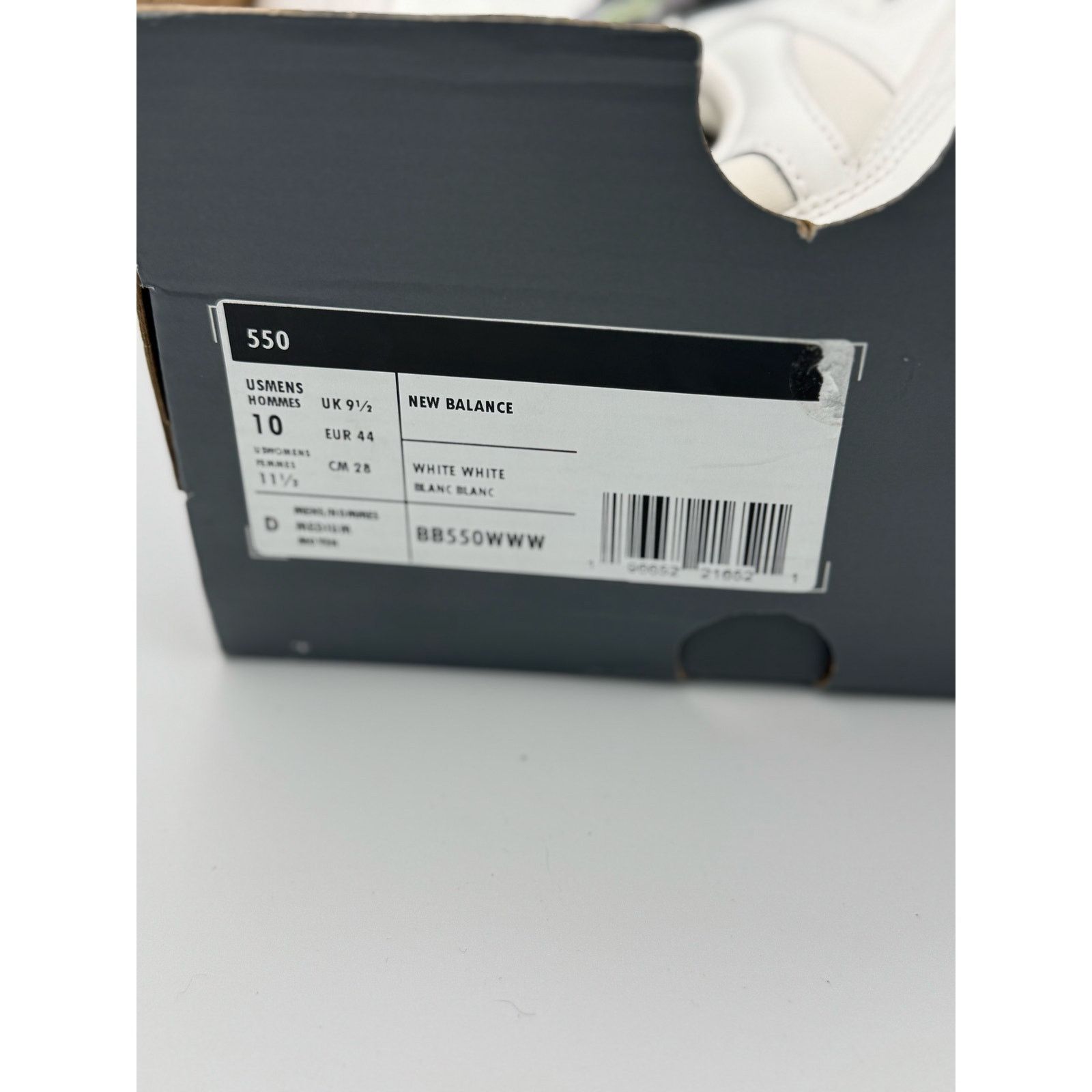 New Balance New Balance 550 Triple White NB550WWW Sz 10 Size ONE SIZE - 9 Thumbnail
